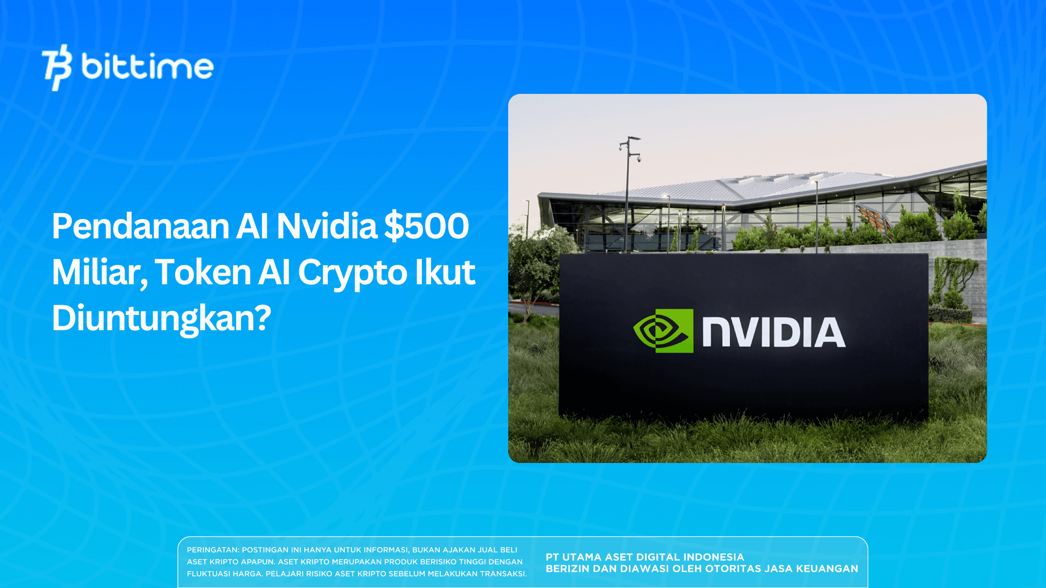 Pendanaan AI Nvidia $500 Miliar, Token AI Crypto Ikut Diuntungkan?