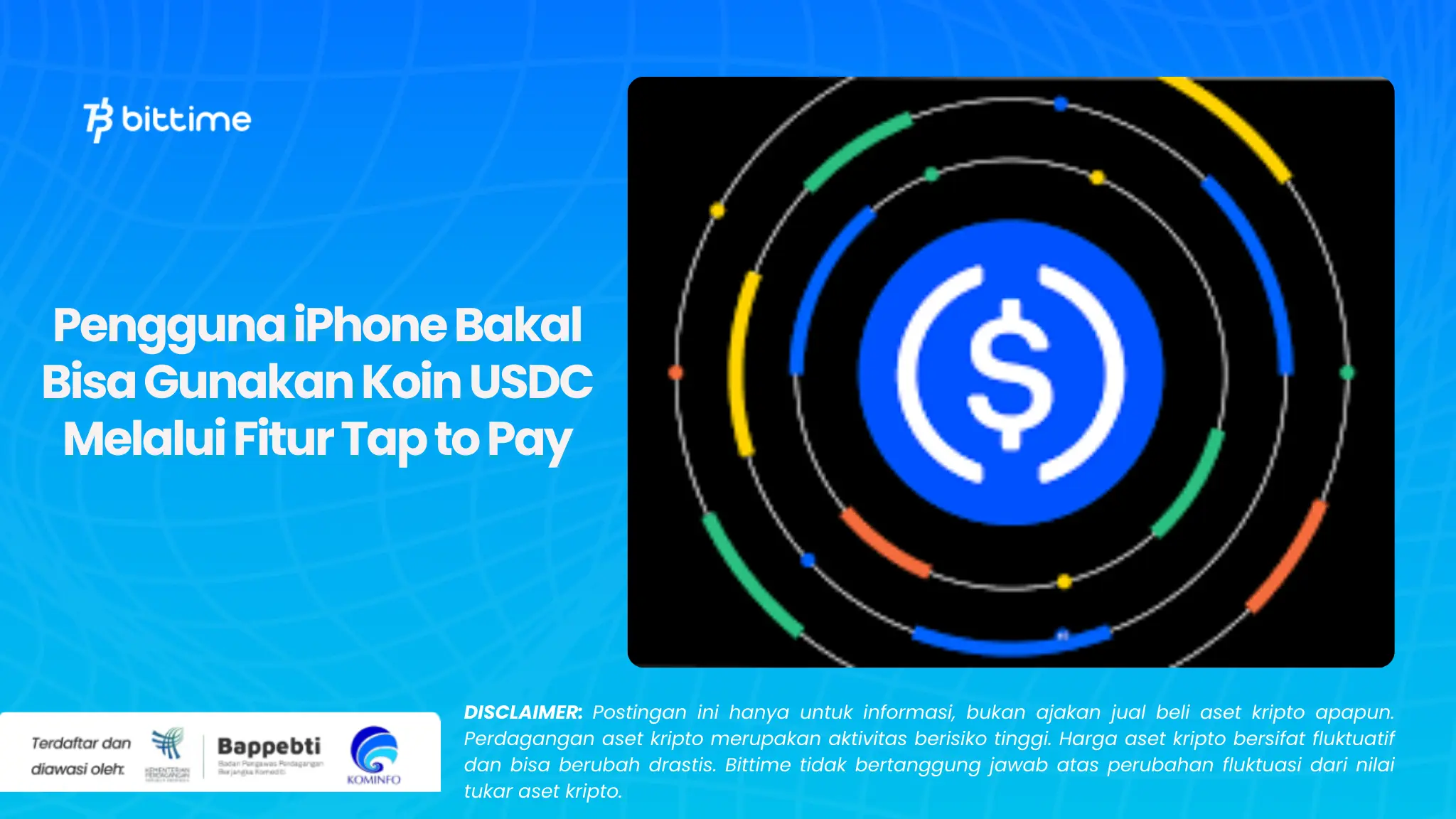 Pengguna iPhone Bakal Bisa Gunakan Koin USDC Melalui Fitur Tap to Pay