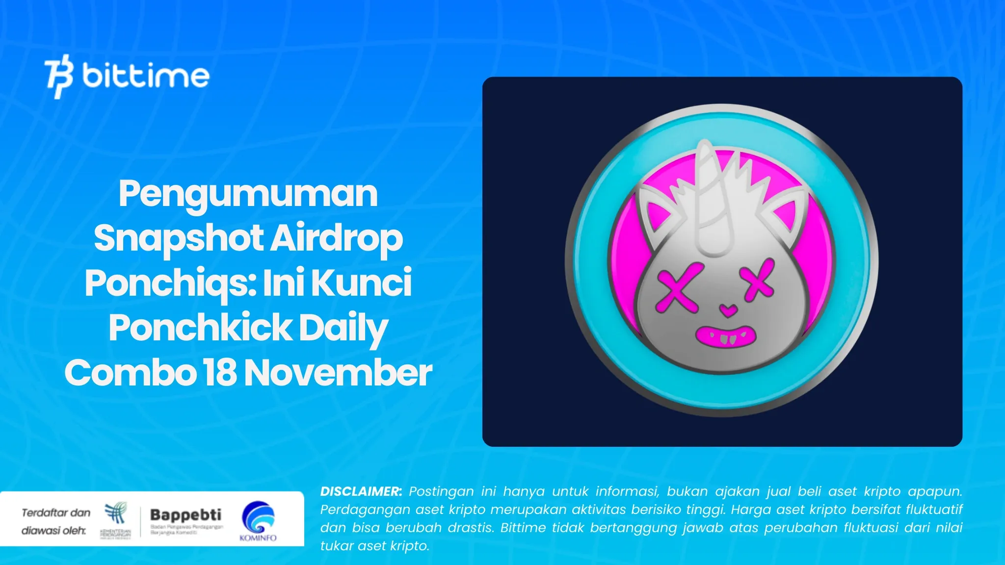 Pengumuman Snapshot Airdrop Ponchiqs Ini Kunci Ponchkick Daily Combo 18 November.webp