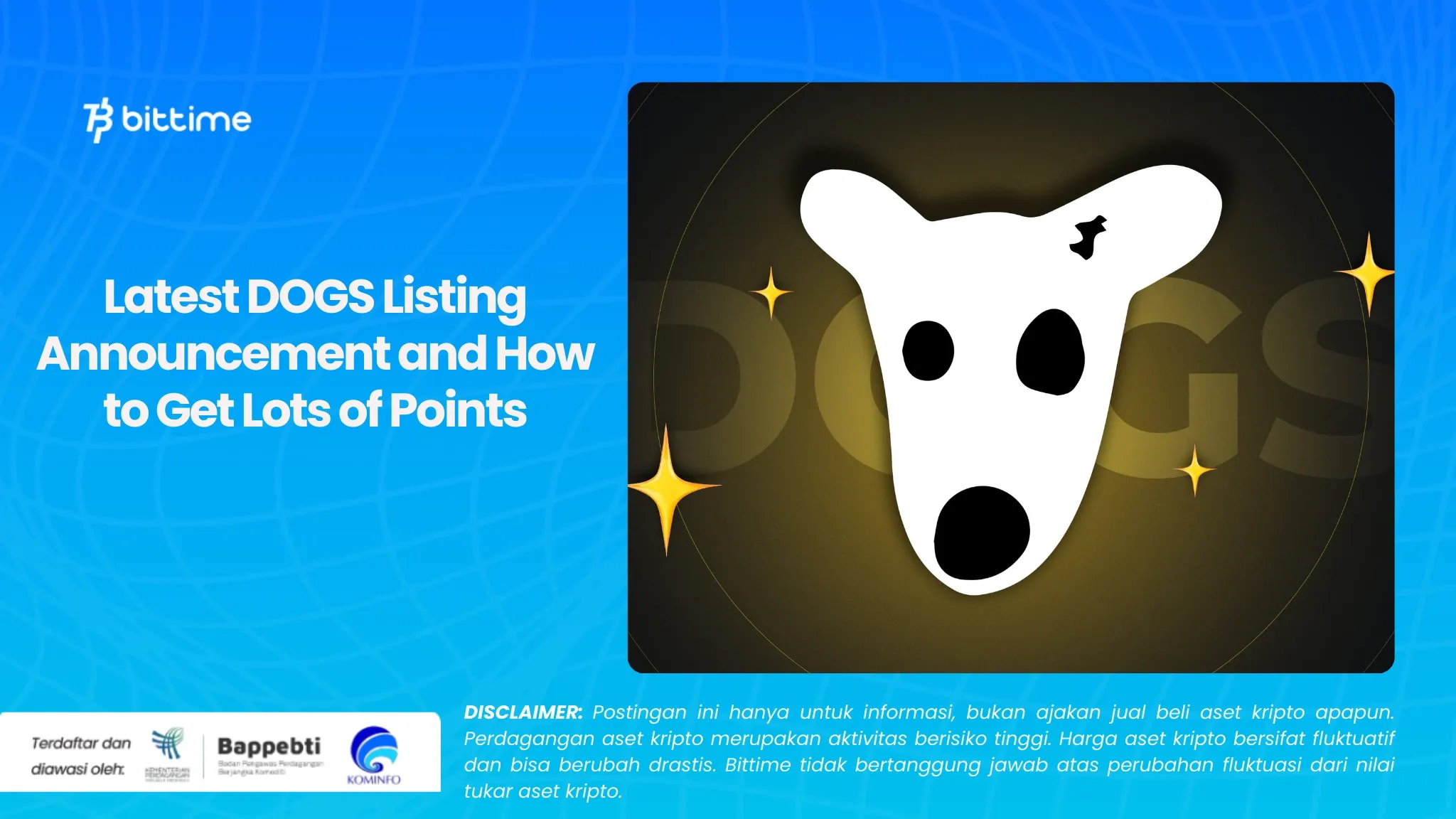 Pengumuman Terbaru Listing DOGS dan Cara Peroleh Banyak Poin