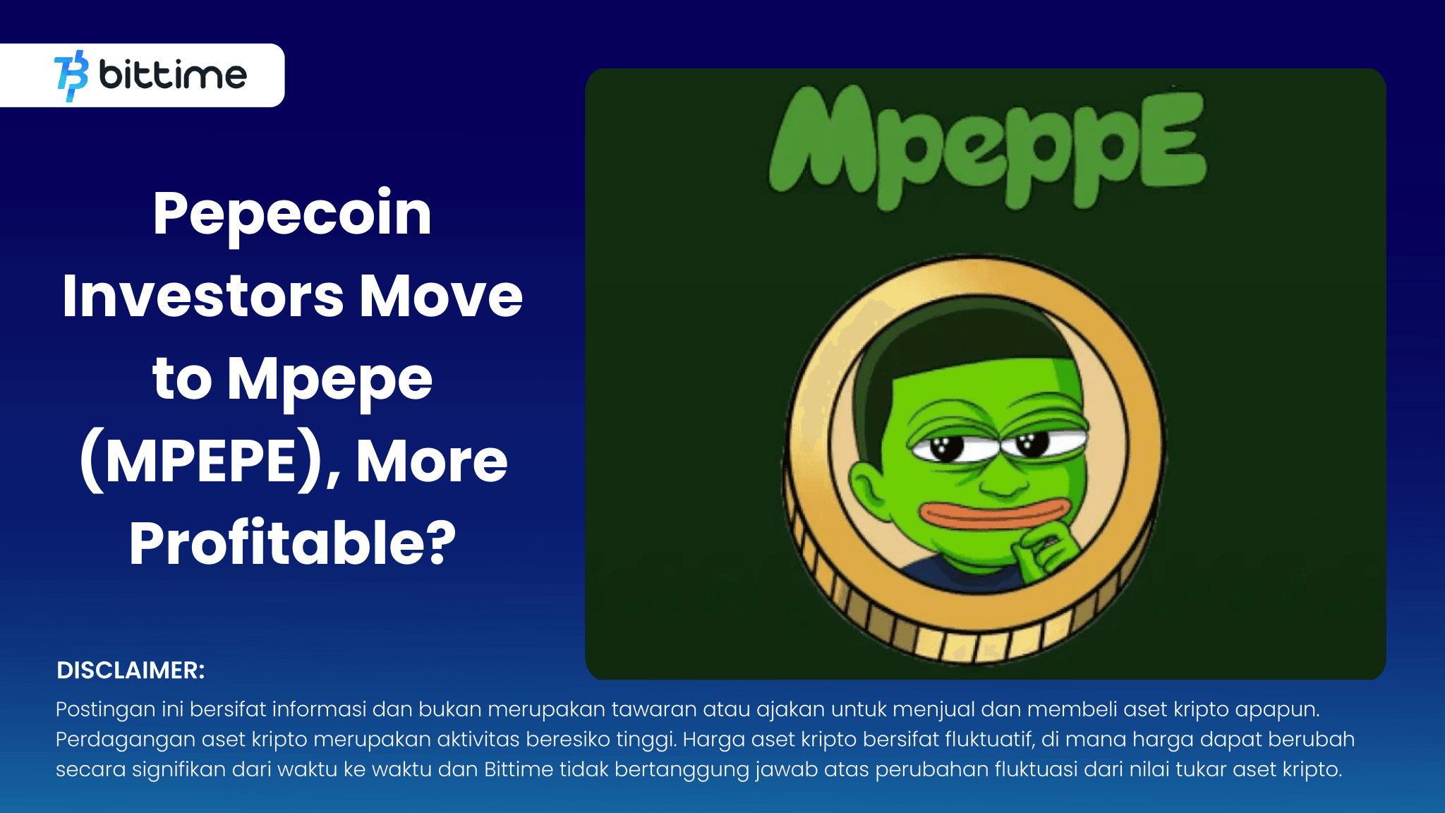 Pepecoin Investors Move to Mpepe (MPEPE), More Profitable?