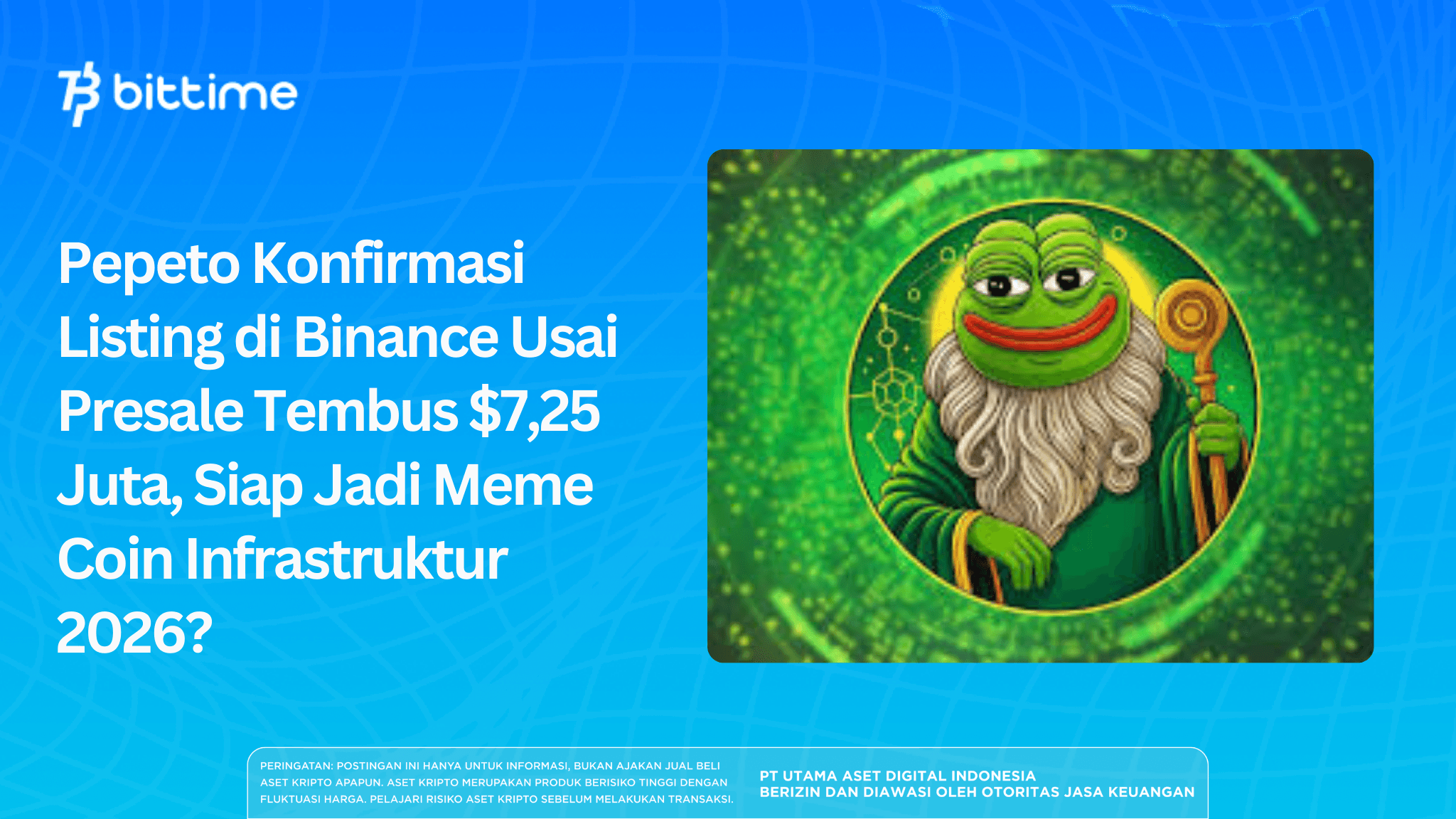 Pepeto Confirms Binance Listing After Presale Reaches $7.25 Million, Poised to Become the Infrastructure Meme Coin of 2026?