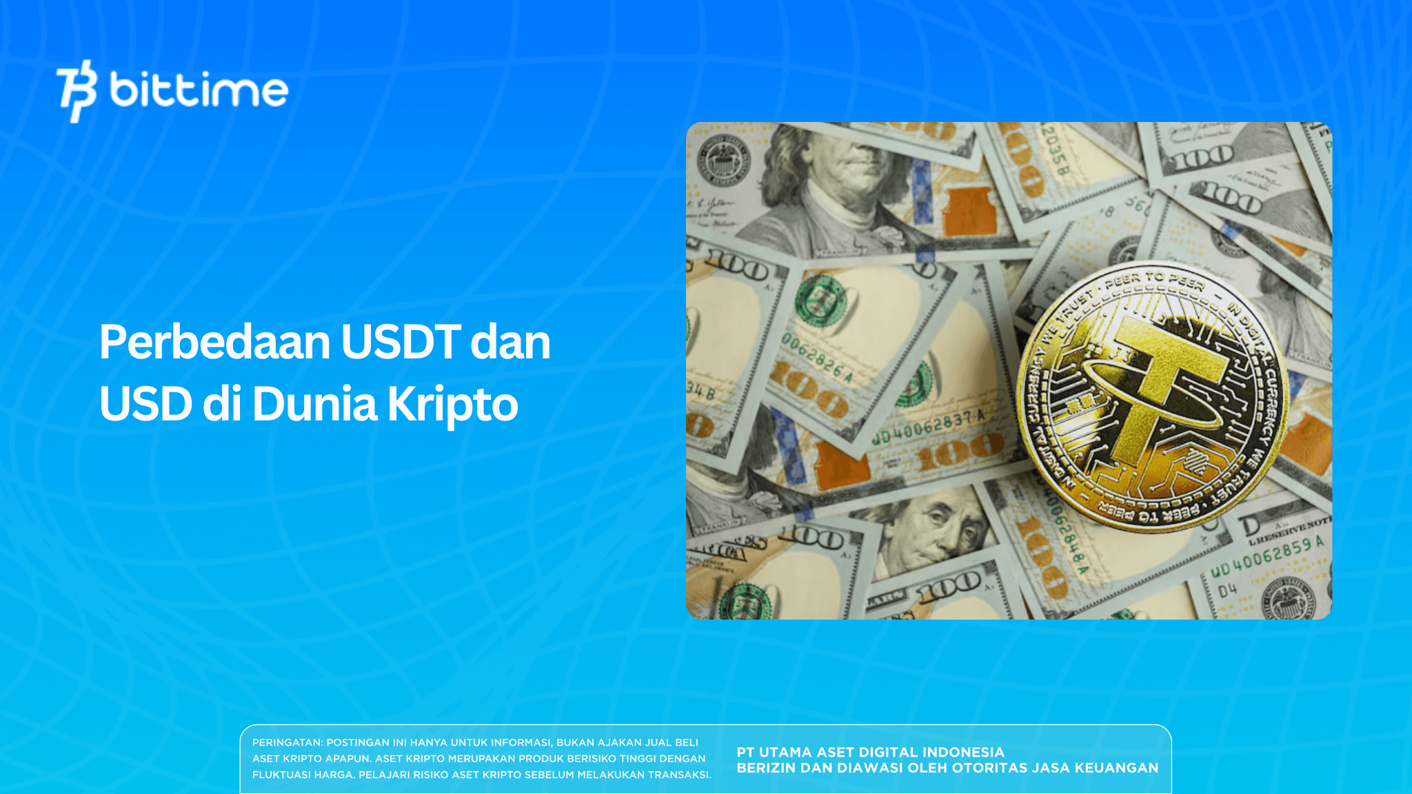 Perbedaan USDT dan USD di Dunia Kripto