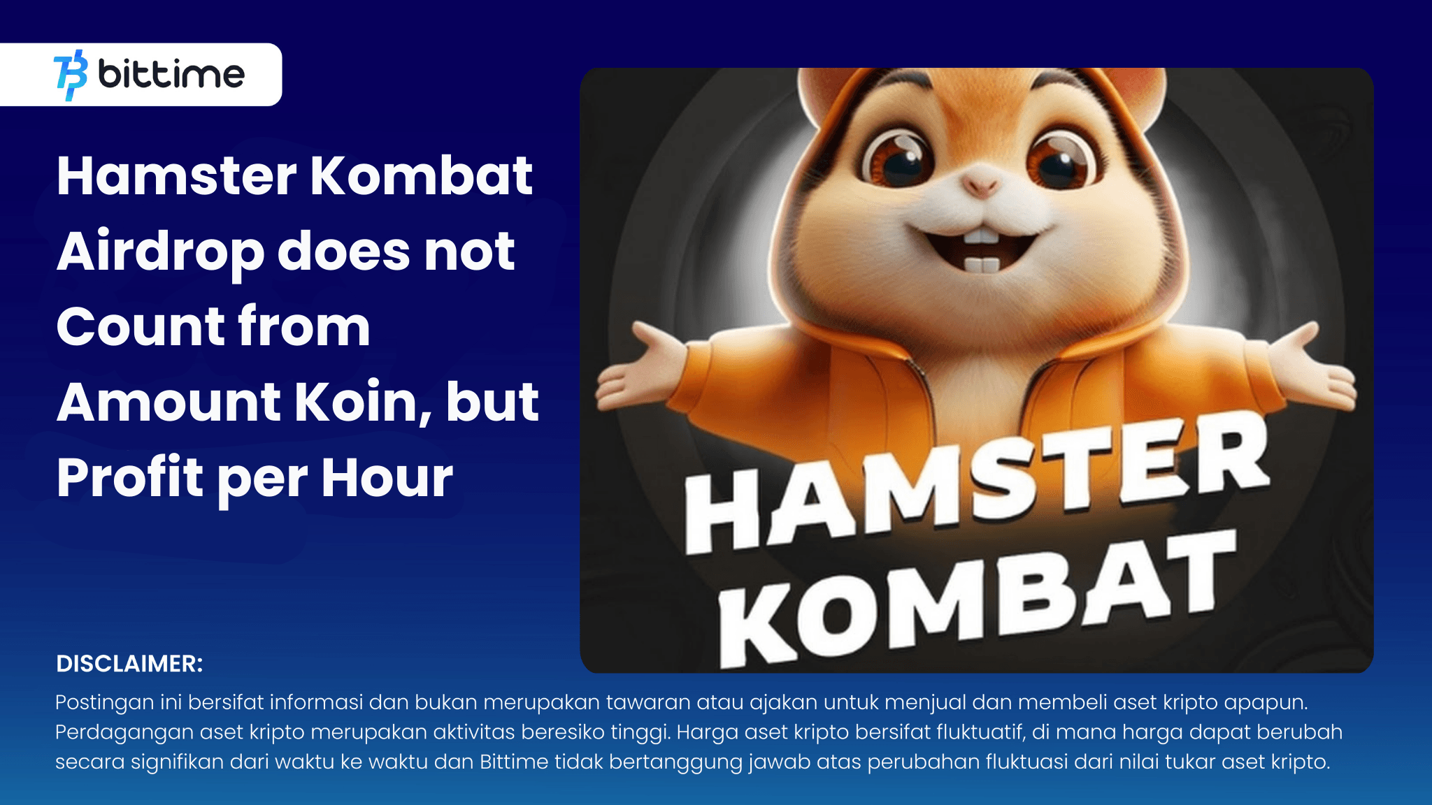 Perhitungan Hamster Kombat Airdrop - Bittime