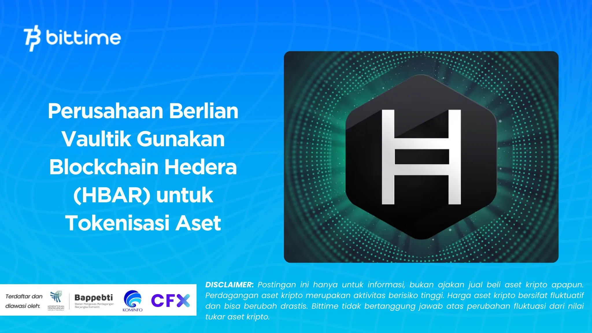 Perusahaan Berlian Vaultik Gunakan Blockchain Hedera (HBAR) untuk Tokenisasi Aset
