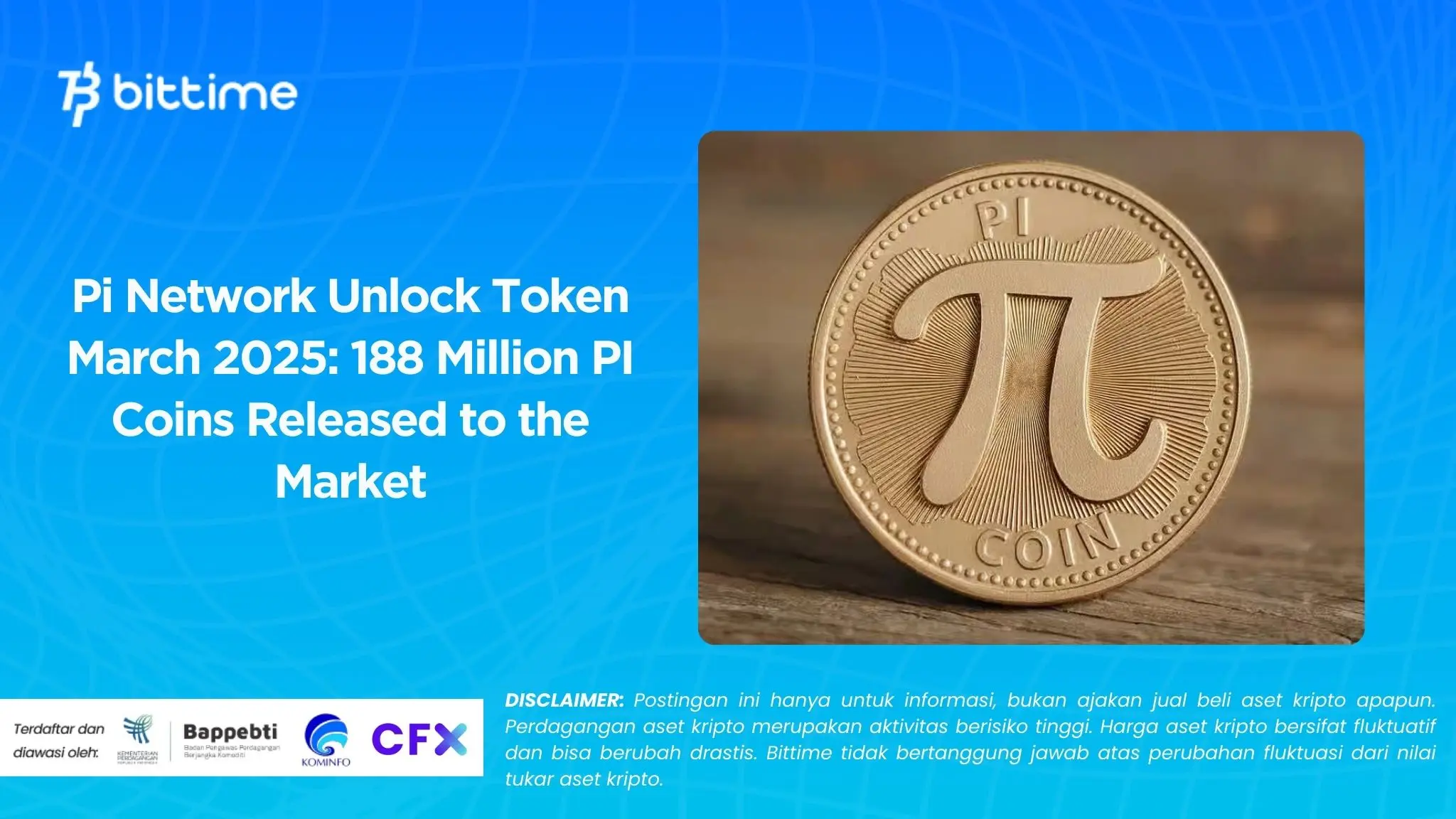 Pi Network Unlock Token March 2025 188 Million PI Coins Released to the Market.