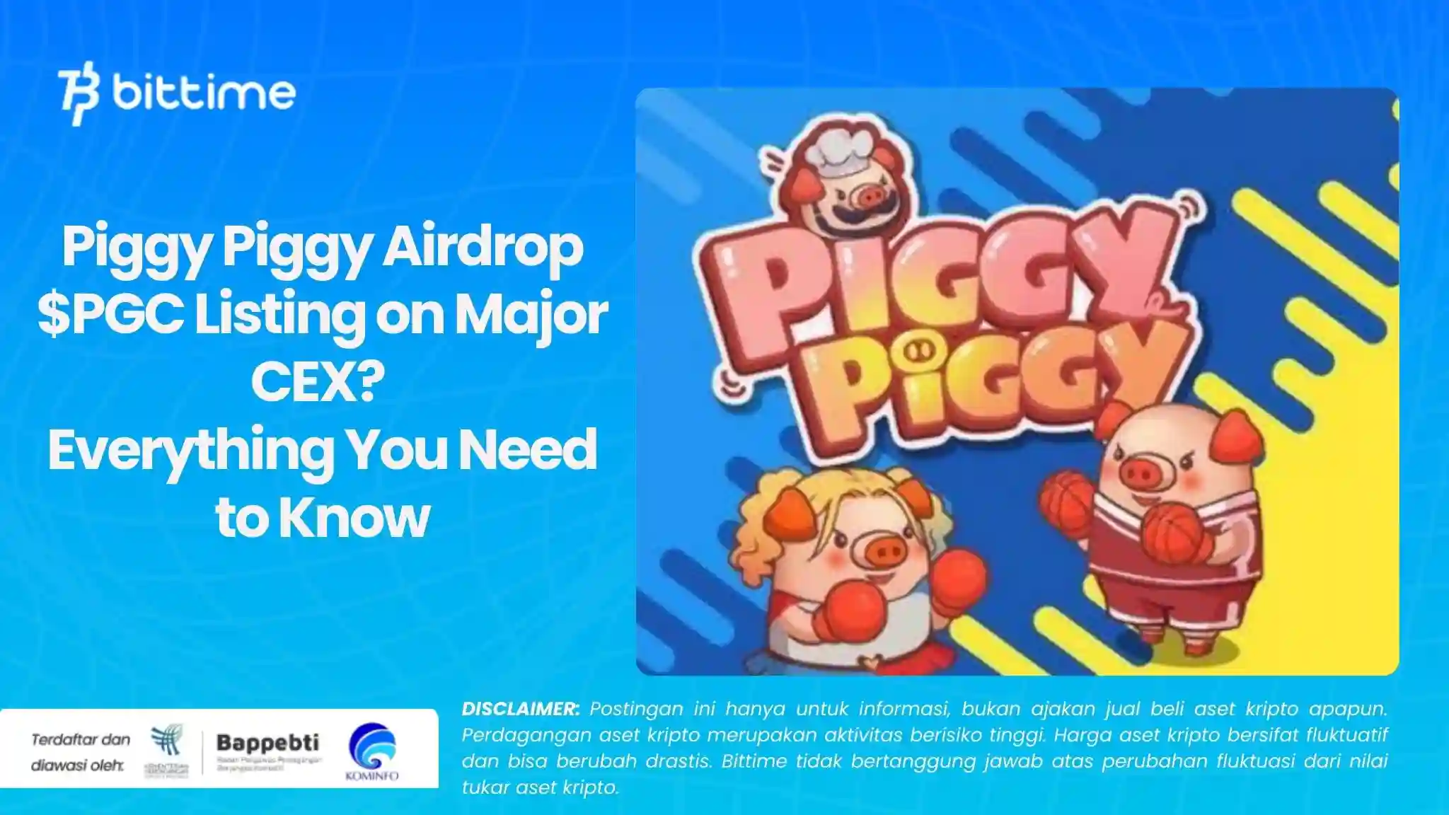   Piggy Piggy Airdrop $PGC Listing on Major CEX? Everything You Need to Know