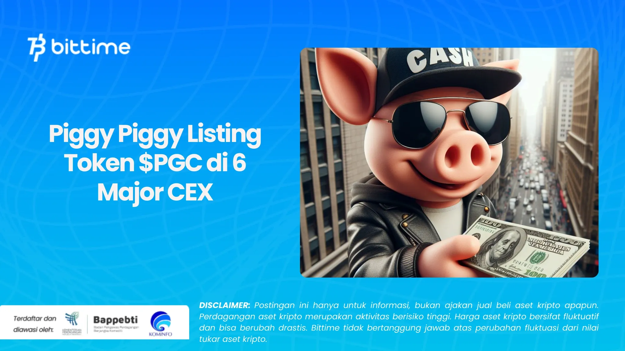 Piggy Piggy Listing Token $PGC di 6 Major CEX