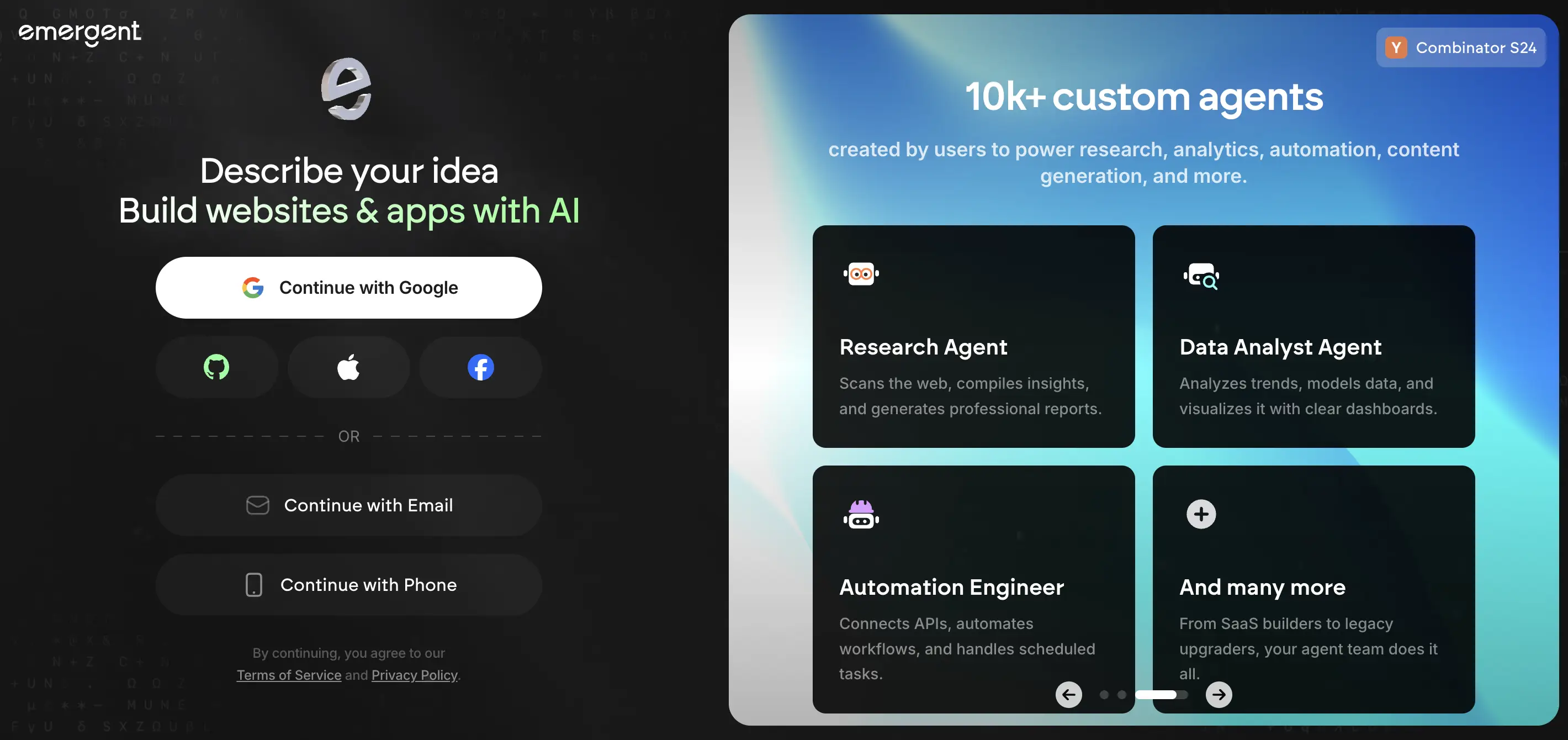 Pilihan AI Landing Page Generator untuk Membuat Website - emergentsh.webp