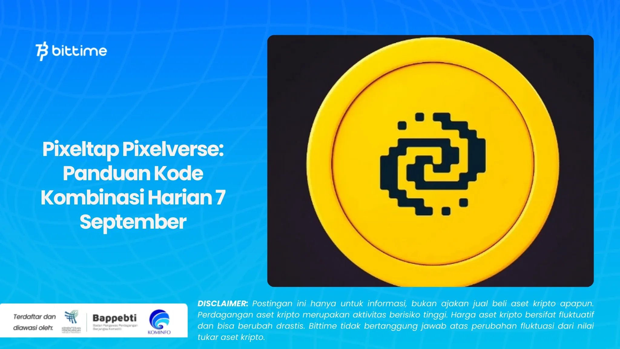 Pixeltap Pixelverse: Panduan Kode Kombinasi Harian 7 September