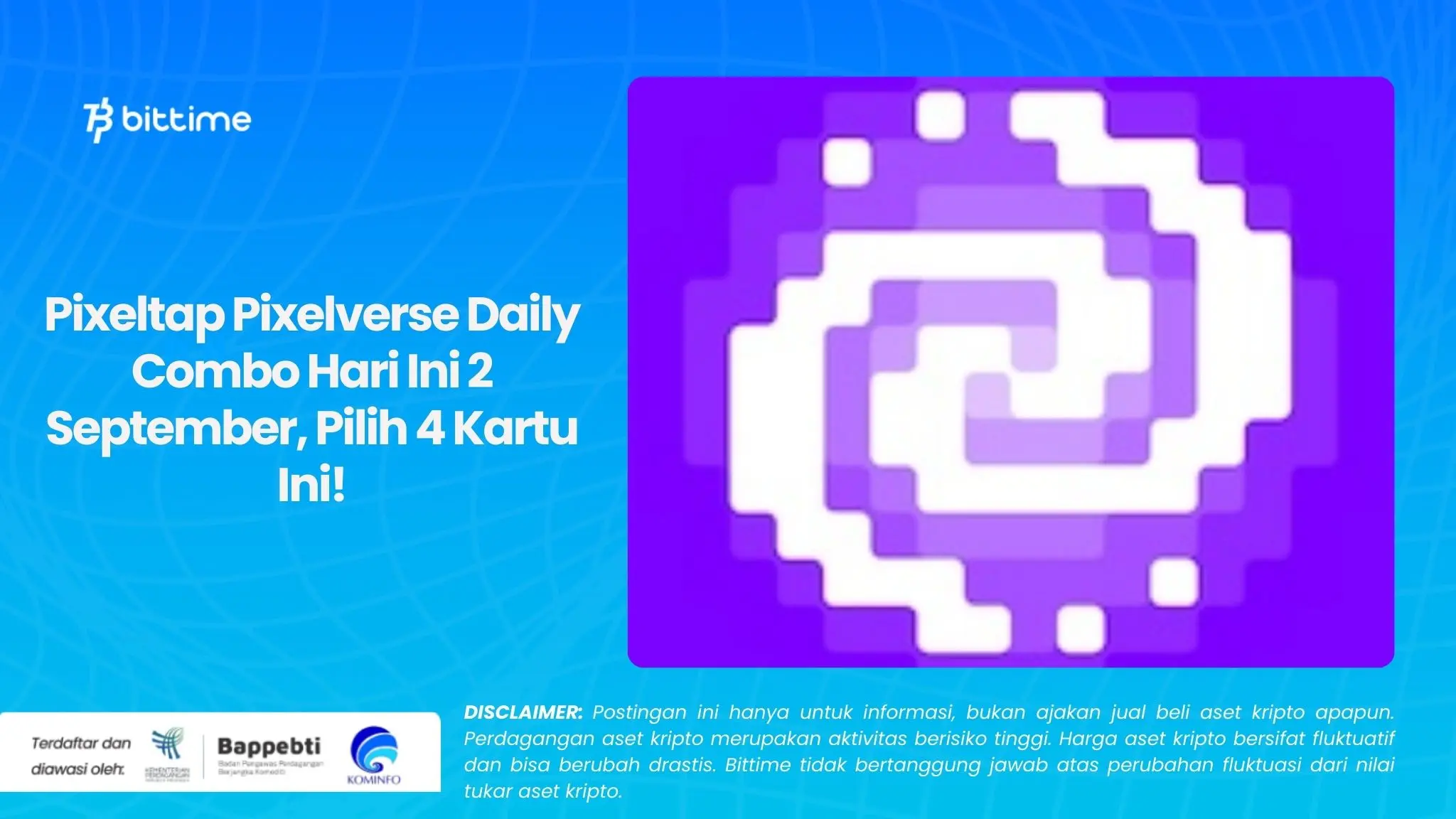 Pixeltap Pixelverse Daily Combo Hari Ini 2 September, Pilih 4 Kartu Ini!.webp