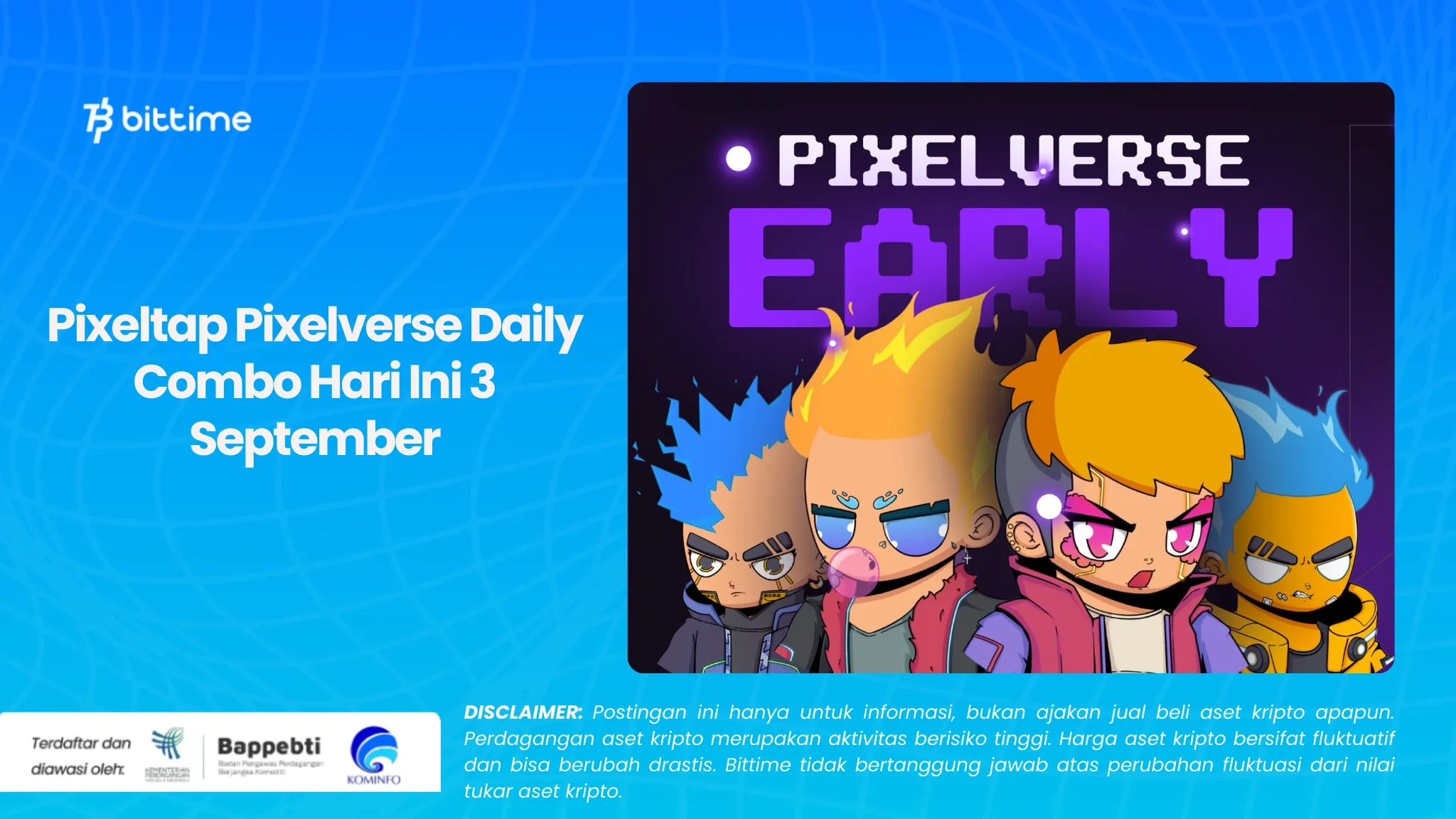 Pixeltap Pixelverse Daily Combo Hari Ini 3 September