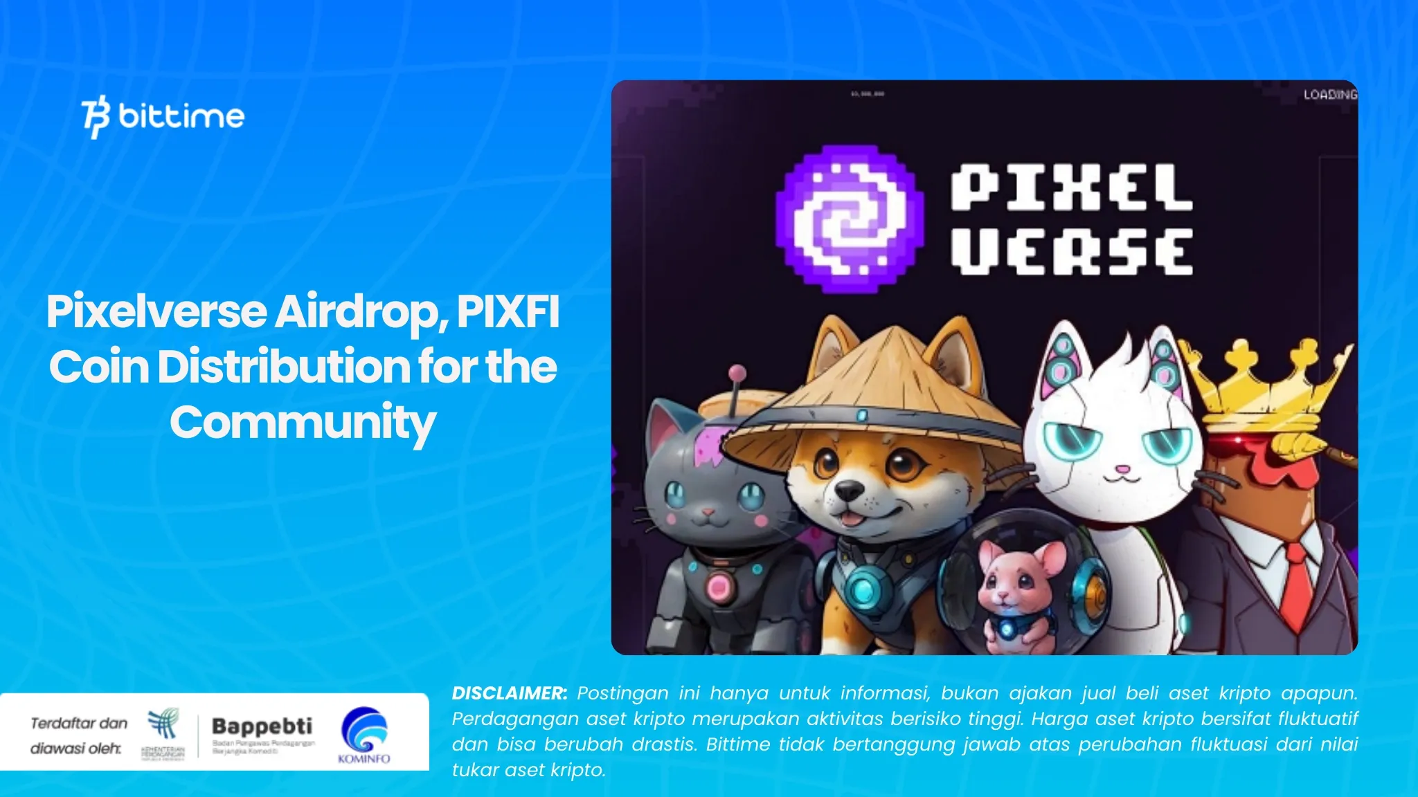 Pixelverse Airdrop, Distribusi Koin PIXFI untuk Komunitas