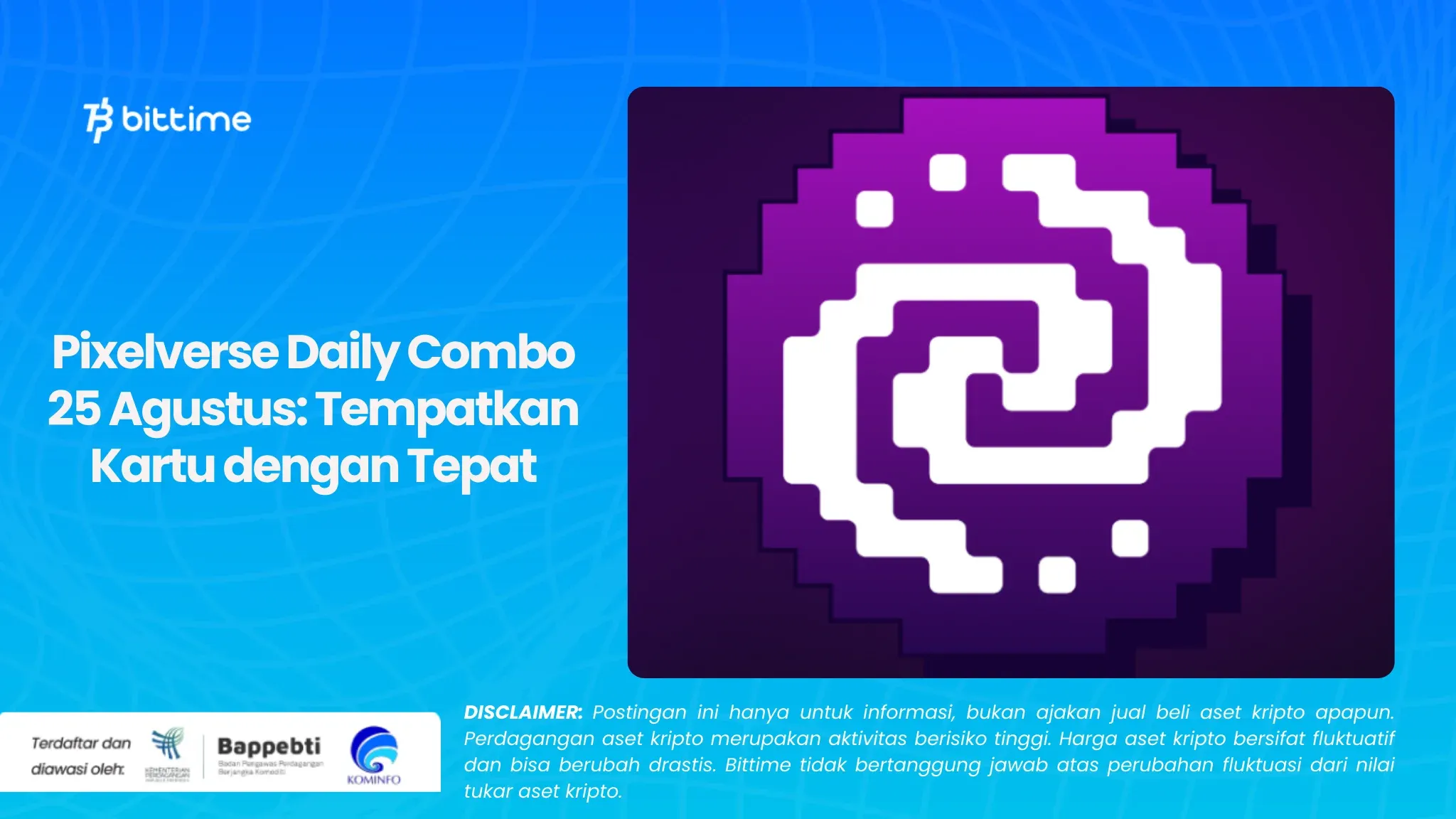 Pixelverse Daily Combo 25 Agustus Tempatkan Kartu dengan Tepat.webp