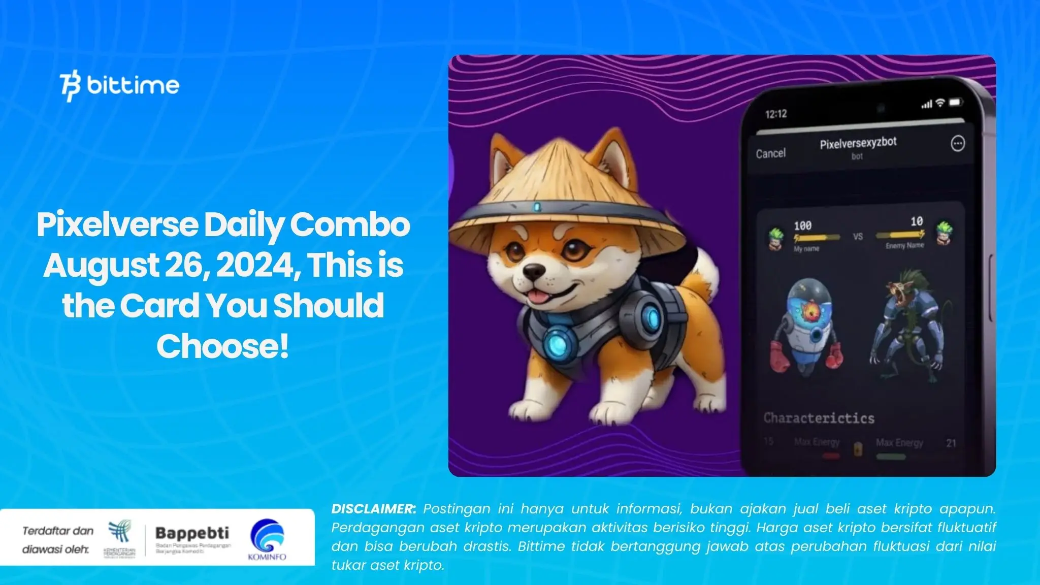 Pixelverse Daily Combo August 26, 2024, This is the Card You Should Choose!