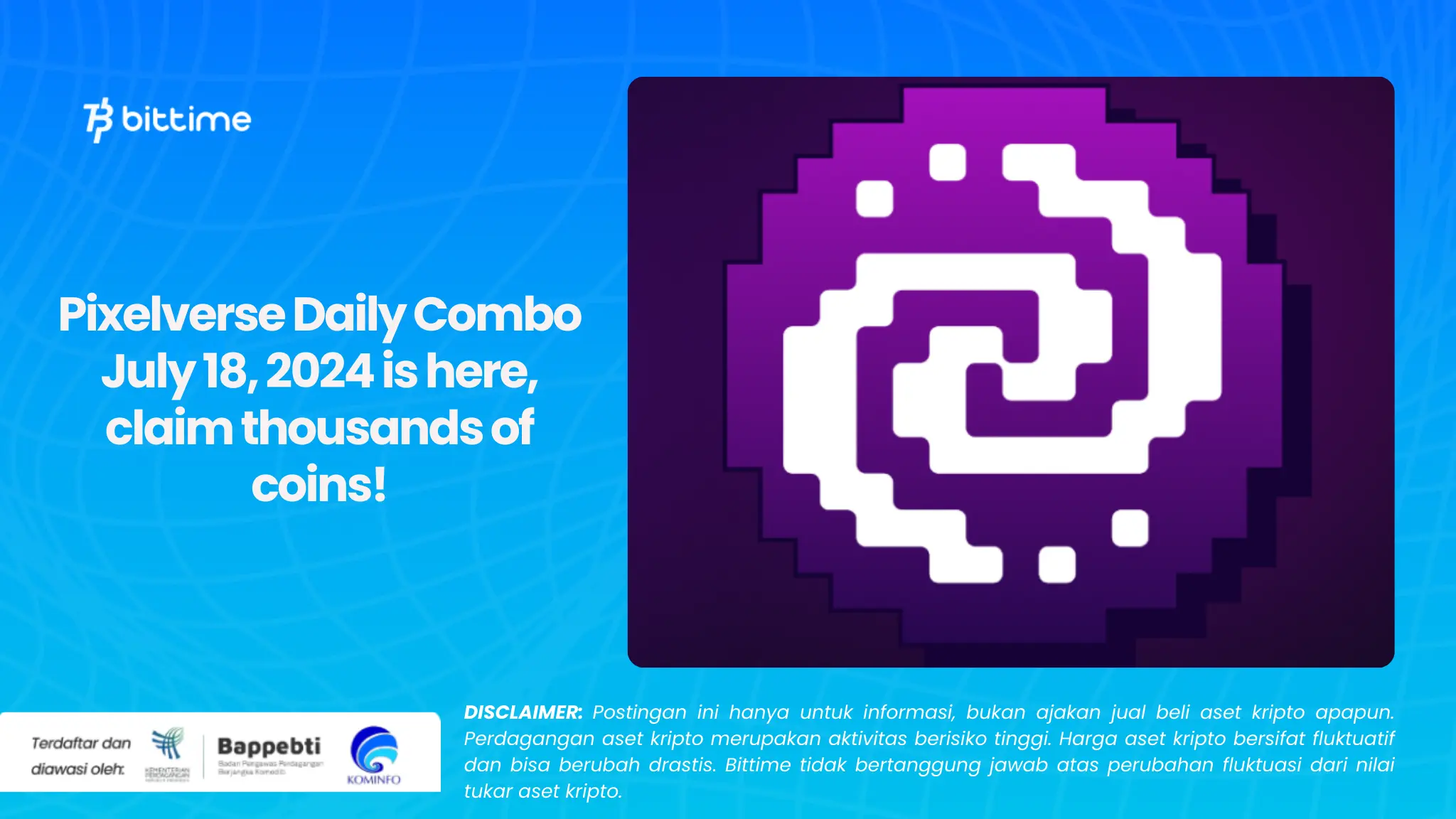 Pixelverse Daily Combo July 18, 2024 is here, claim thousands of coins!.webp