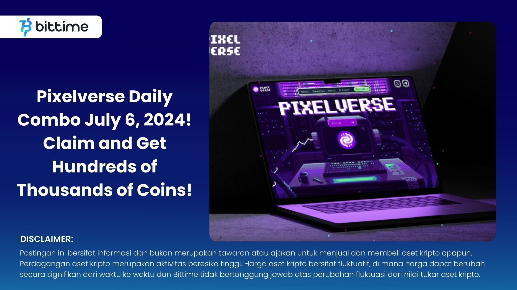 Pixelverse Daily Combo July 6, 2024! Claim and Get Hundreds of Thousands of Coins!