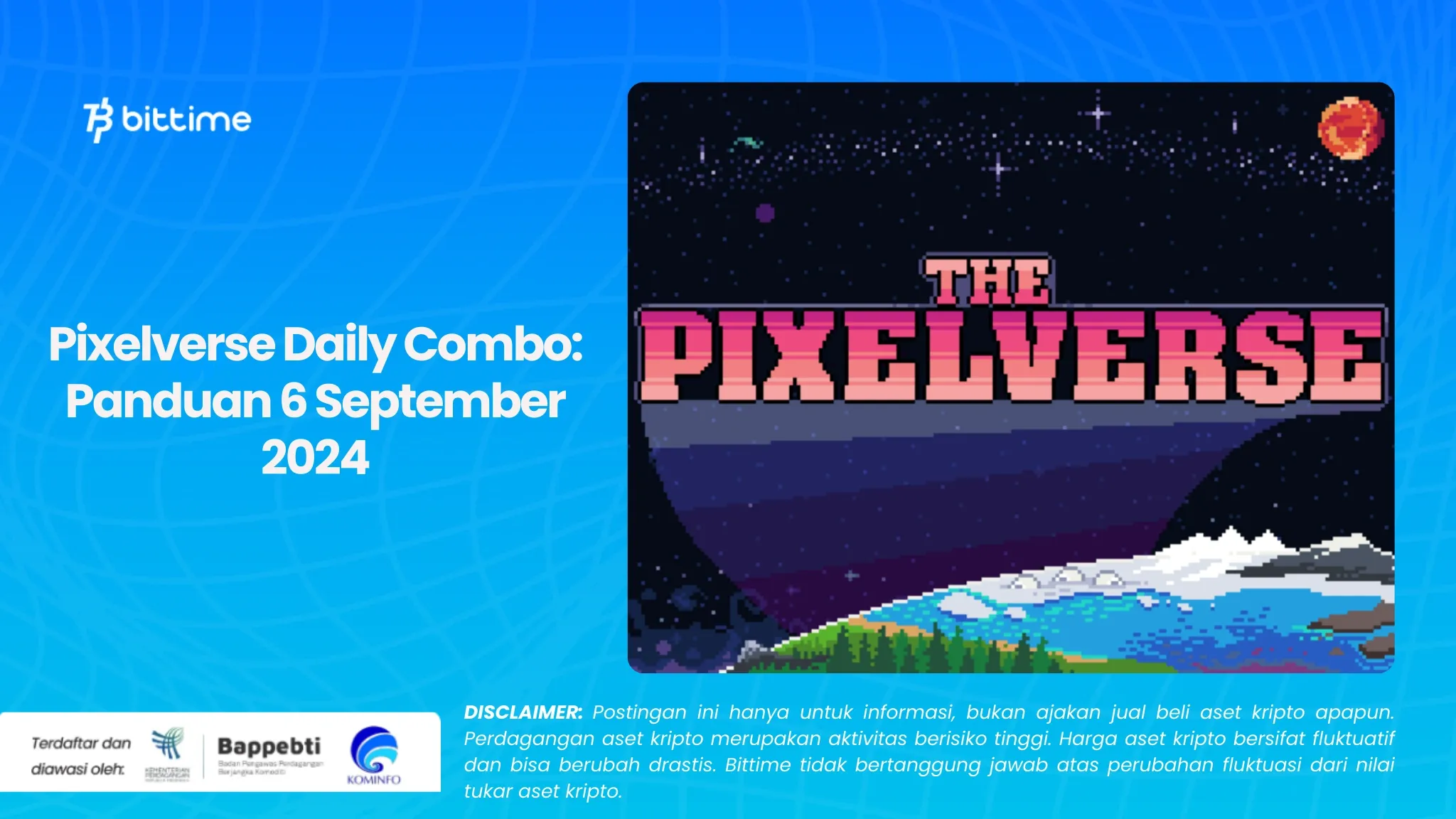 Pixelverse Daily Combo Panduan 6 September 2024