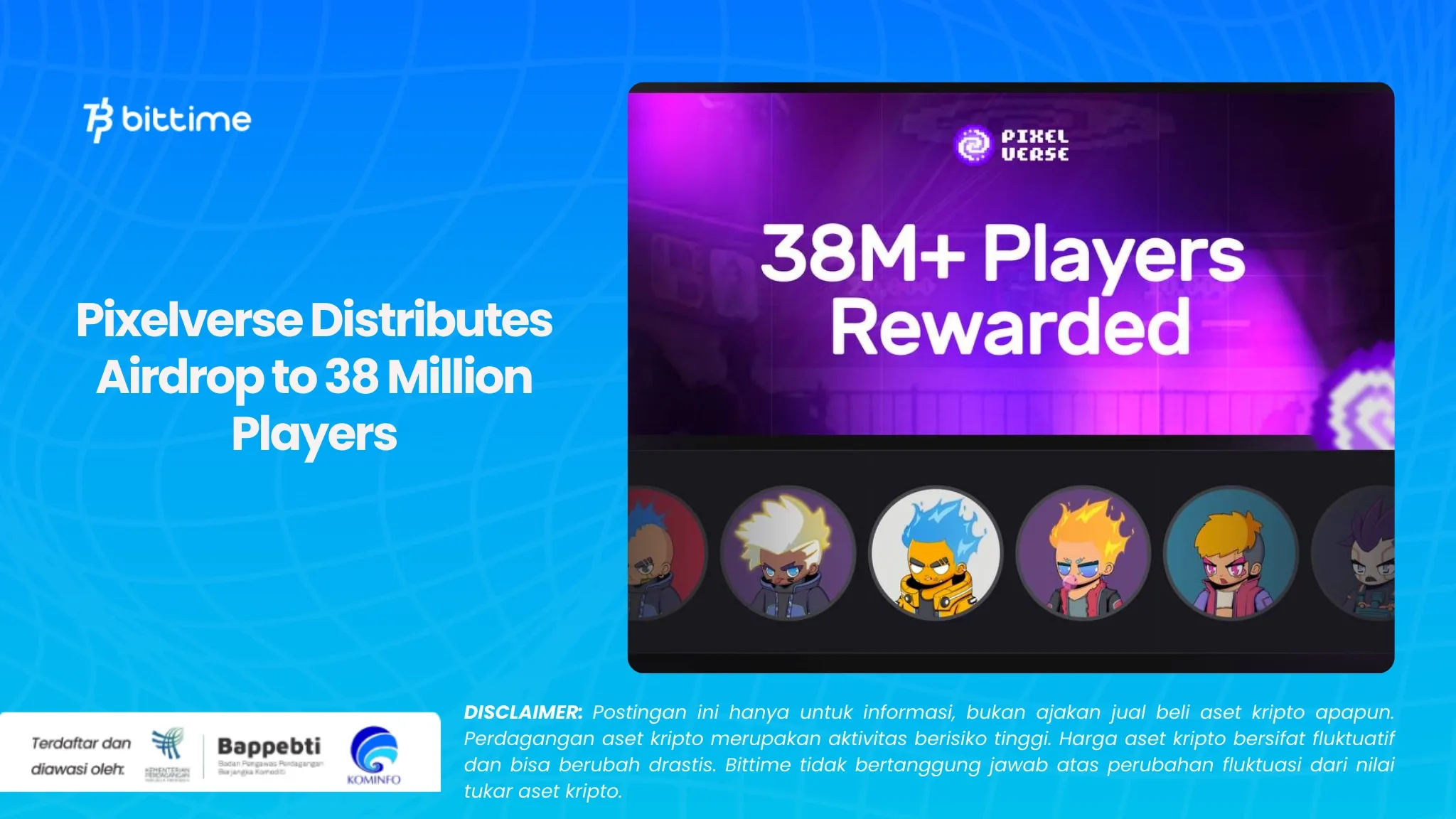 Pixelverse Distributes Airdrop to 38 Million Players