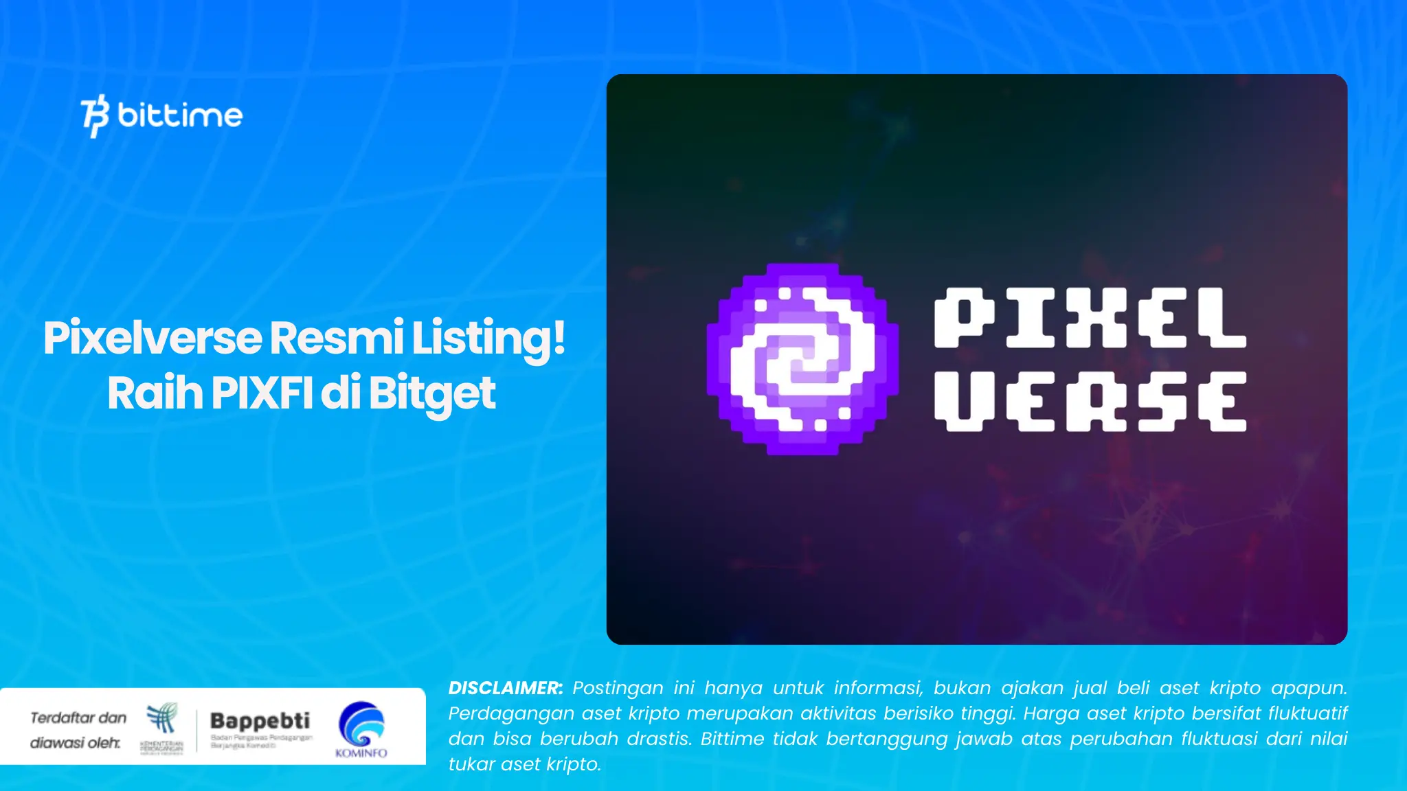 Pixelverse Resmi Listing! Raih PIXFI di Bitget .webp