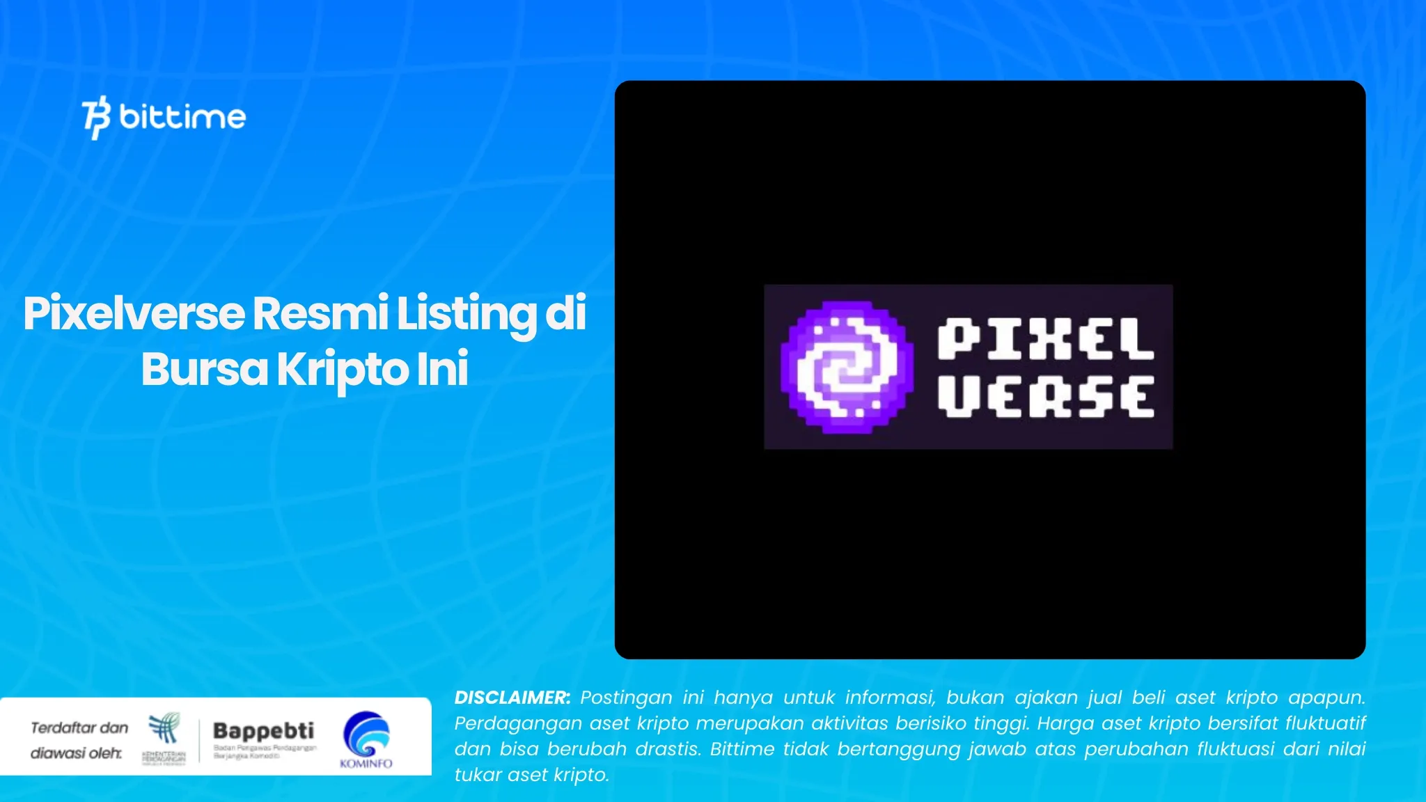 Pixelverse Resmi Listing di Bursa Kripto Ini