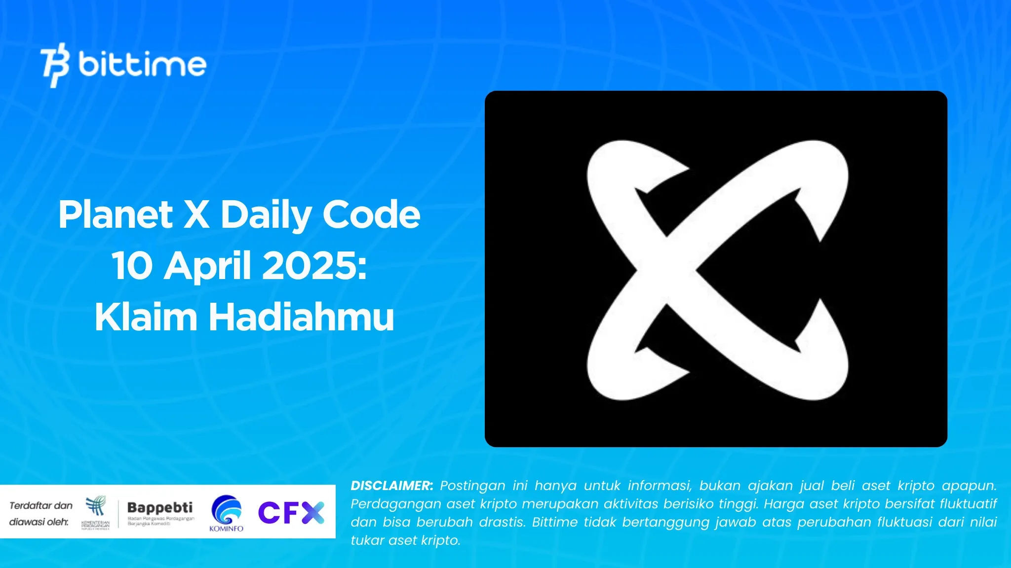 Planet X Daily Code 10 April 2025