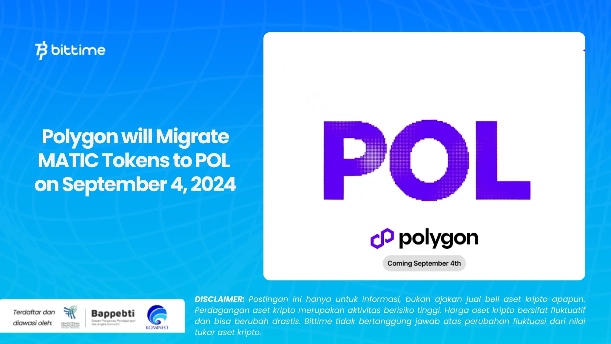 Polygon will Migrate MATIC Tokens to POL