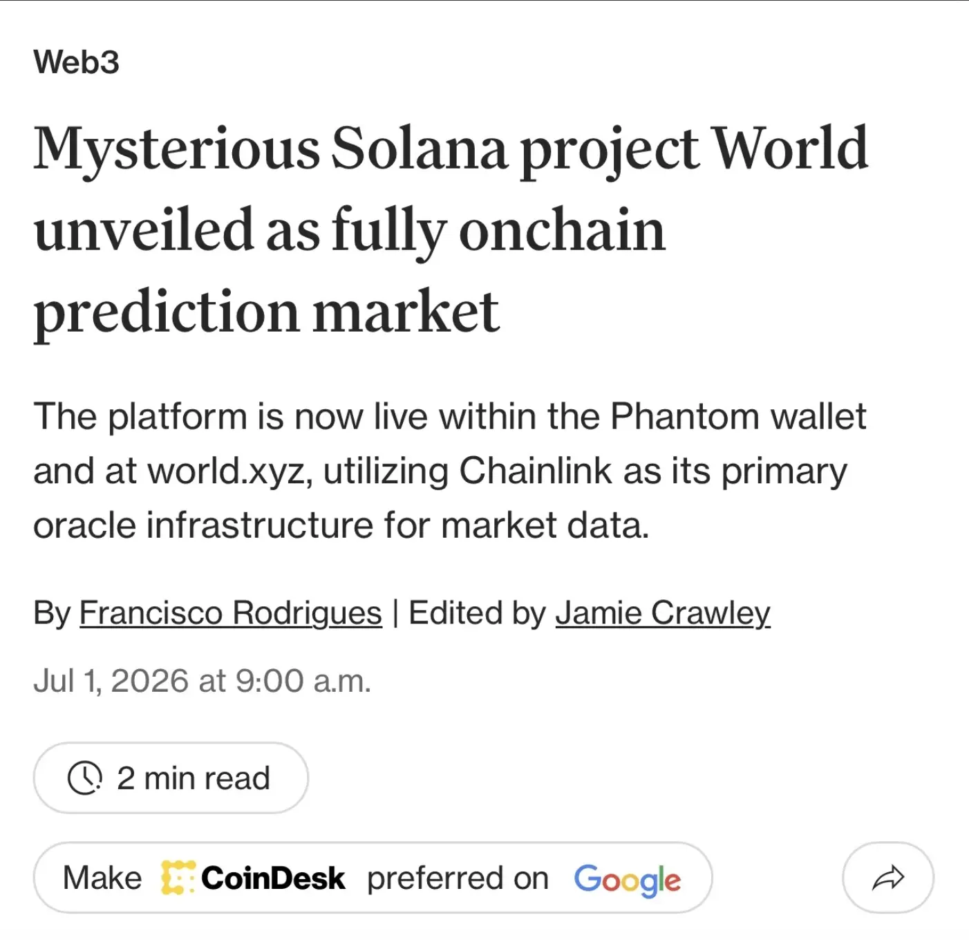 Prediction Market “World” Kini Tersedia di Phantom Wallet, Apa Saja Fiturnya - x.webp