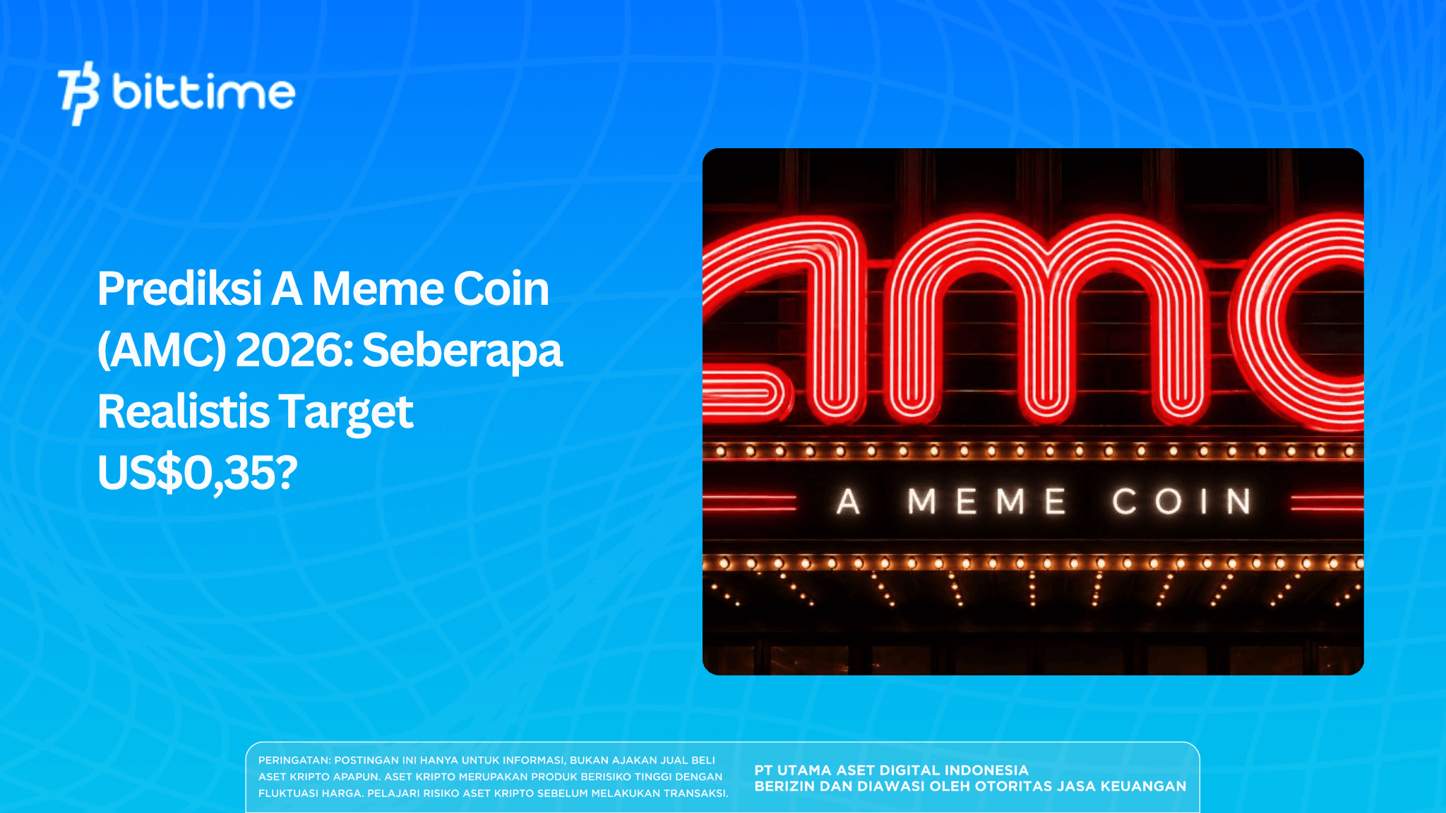 Prediksi A Meme Coin (AMC) 2026: Seberapa Realistis Target US$0,35?