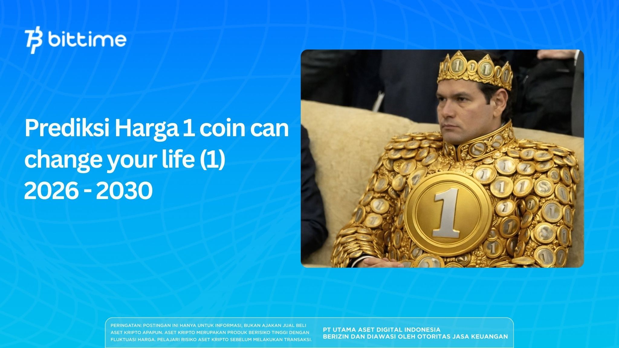 Prediksi Harga 1 coin can change your life (1) 2026 - 2030