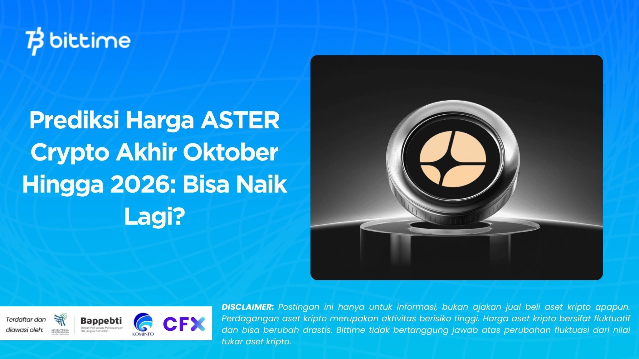 Prediksi Harga ASTER Crypto Akhir Oktober Hingga 2026: Bisa Naik Lagi?