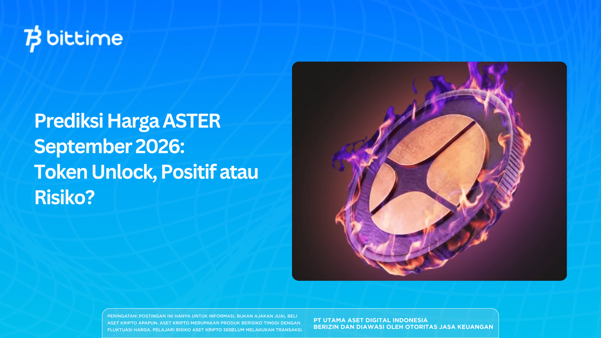Prediksi Harga ASTER September 2026: Token Unlock, Positif atau Risiko?