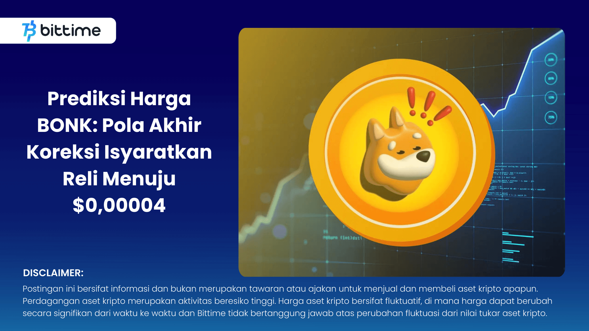 Prediksi Harga BONK: Pola Akhir Koreksi Isyaratkan Reli Menuju $0,00004