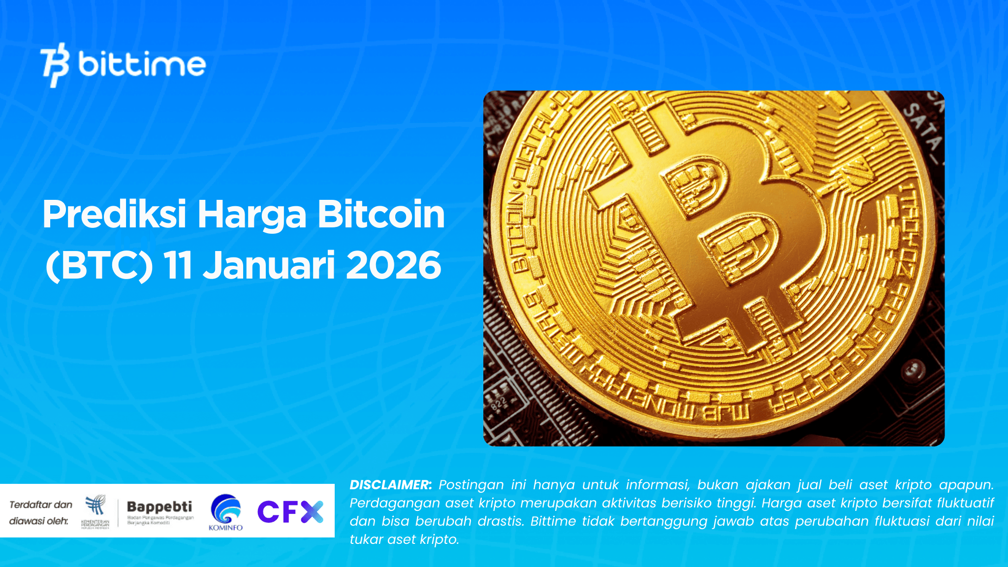 Prediksi Harga Bitcoin (BTC) 11 Januari 2026