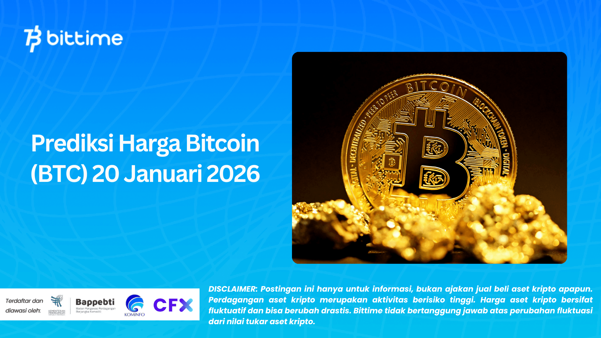 Prediksi Harga Bitcoin (BTC) 20 Januari 2026