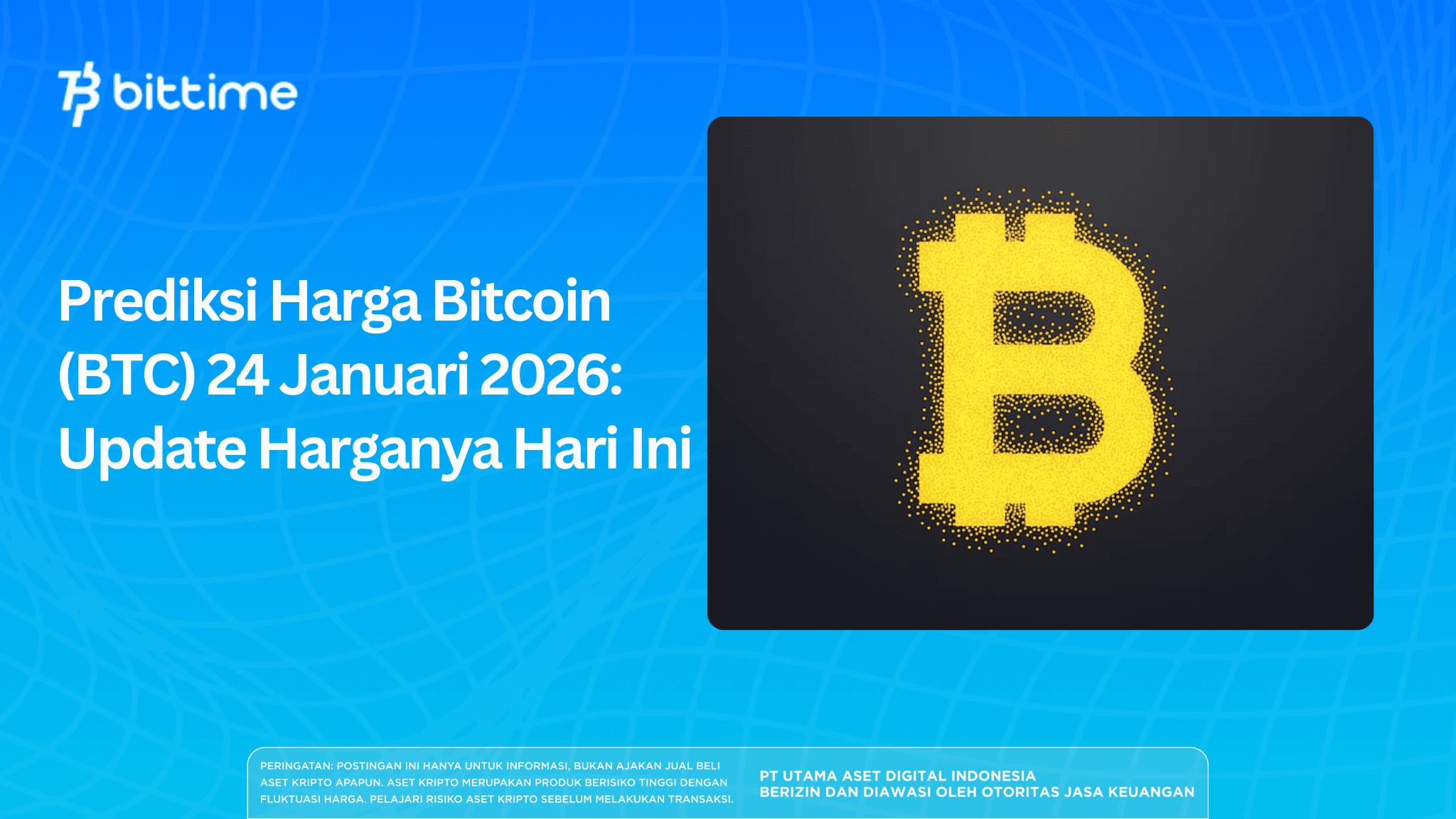 Prediksi Harga Bitcoin (BTC) 24 Januari 2026: Update Harganya Hari Ini