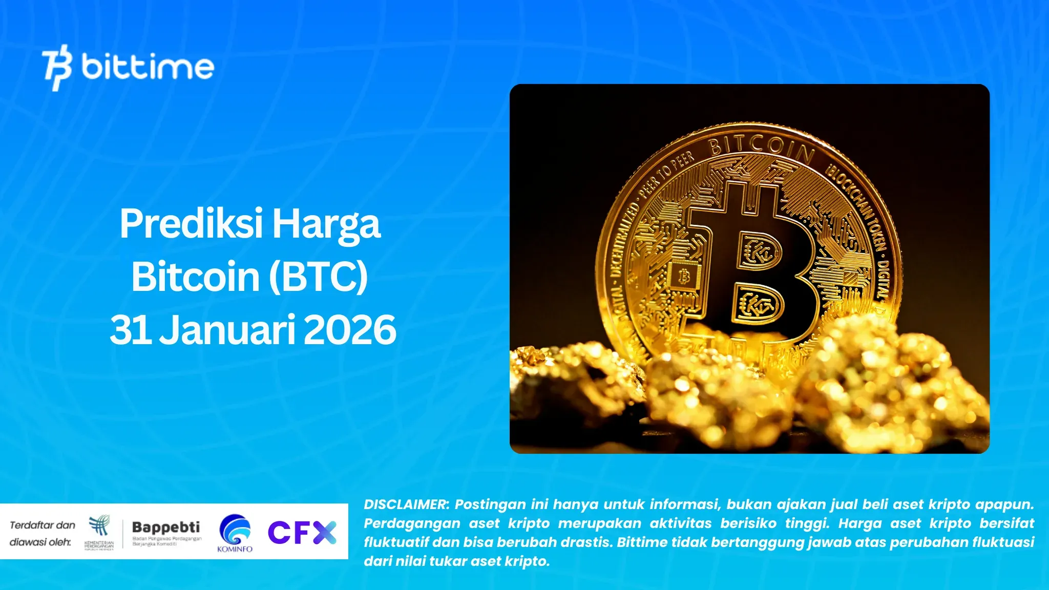 Prediksi Harga Bitcoin (BTC) 31 Januari 2026