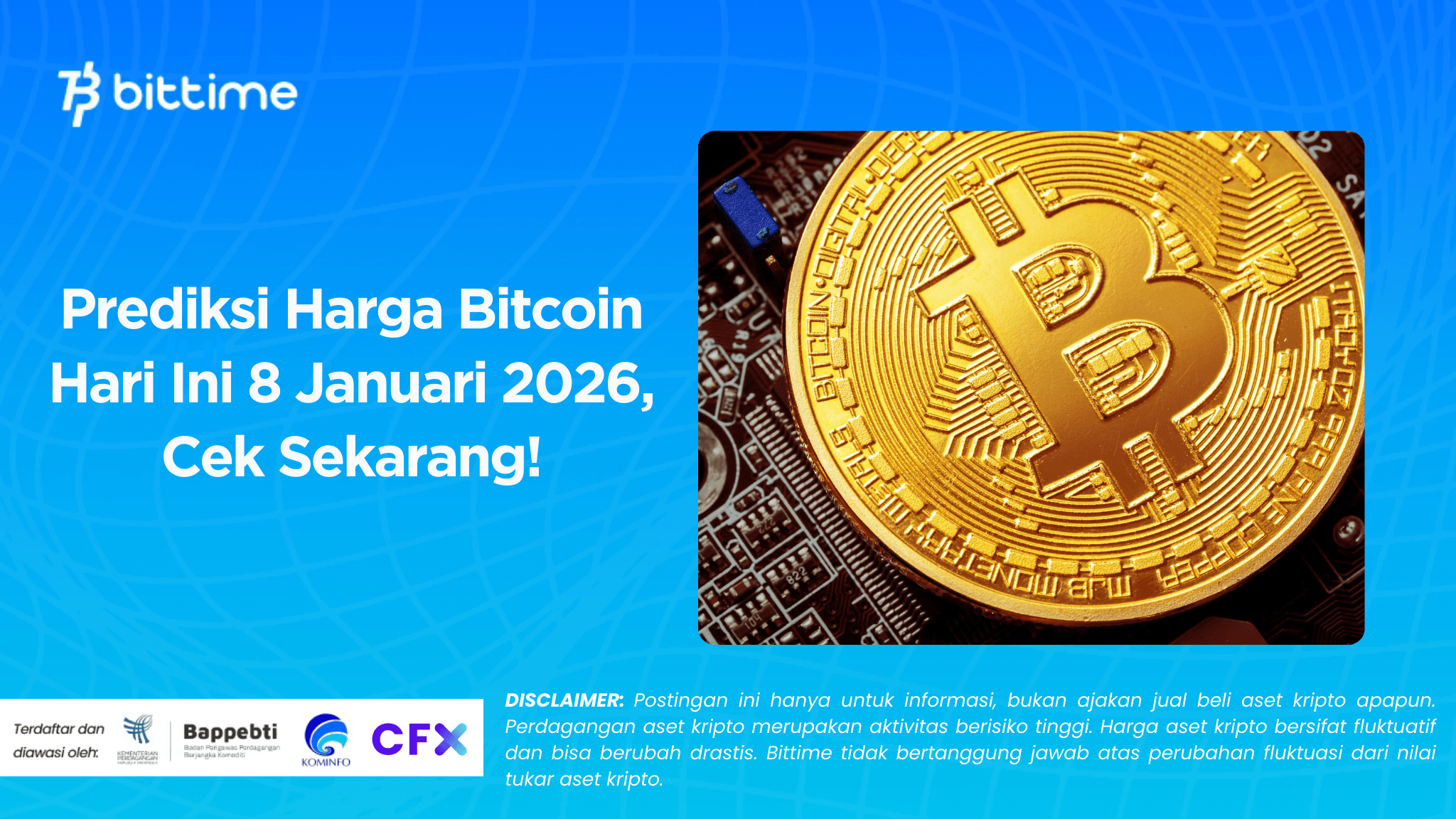 Bitcoin Price Prediction for Today, January 8, 2026, Check Now!