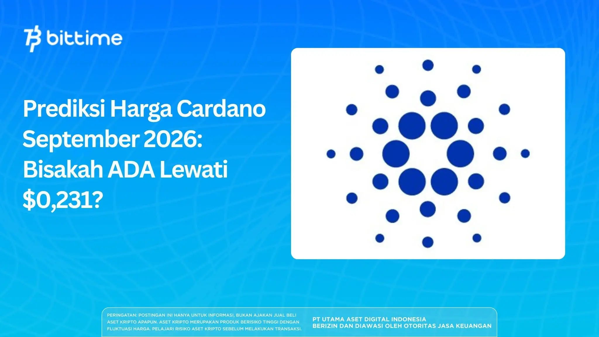 Prediksi Harga Cardano September 2026: Bisakah ADA Lewati $0,231?