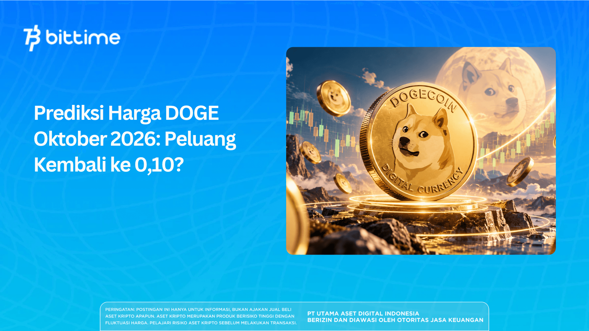 Prediksi Harga DOGE Oktober 2026: Peluang Kembali ke 0,10?