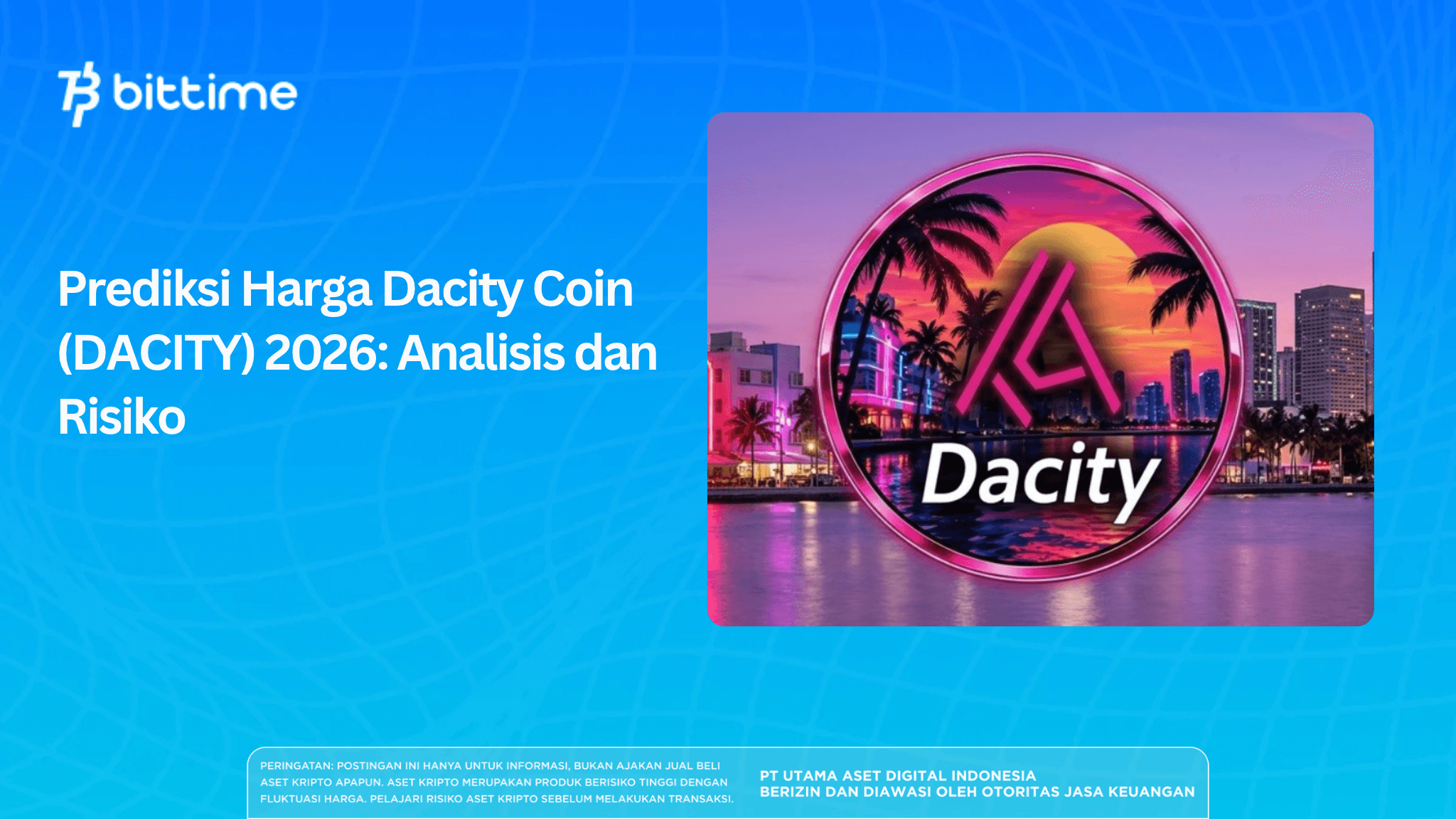Dacity Coin (DACITY) 2026 Price Prediction: Analysis and Risks