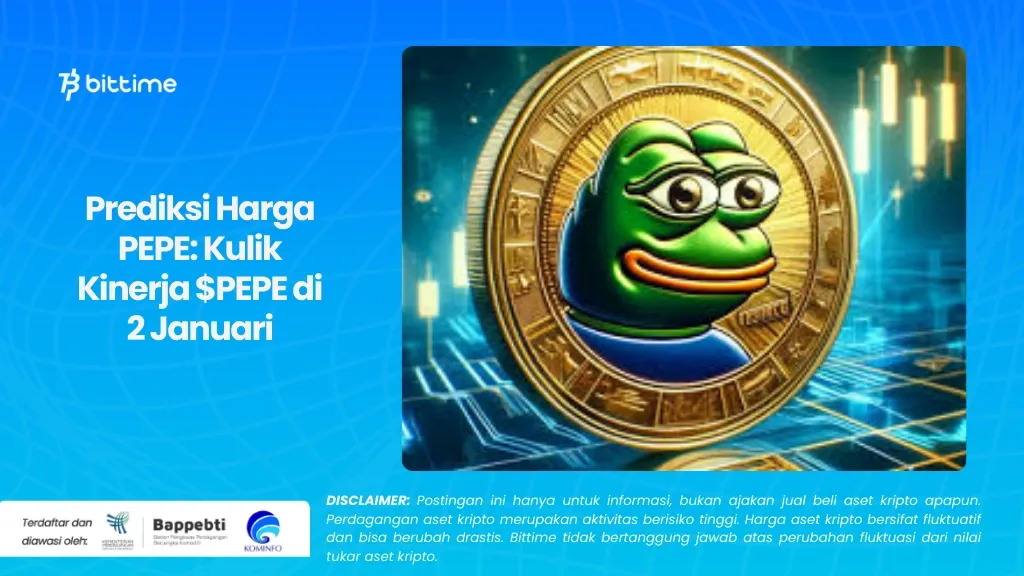 Prediksi Harga PEPE Kulik Kinerja PEPE di 2 Januari.webp