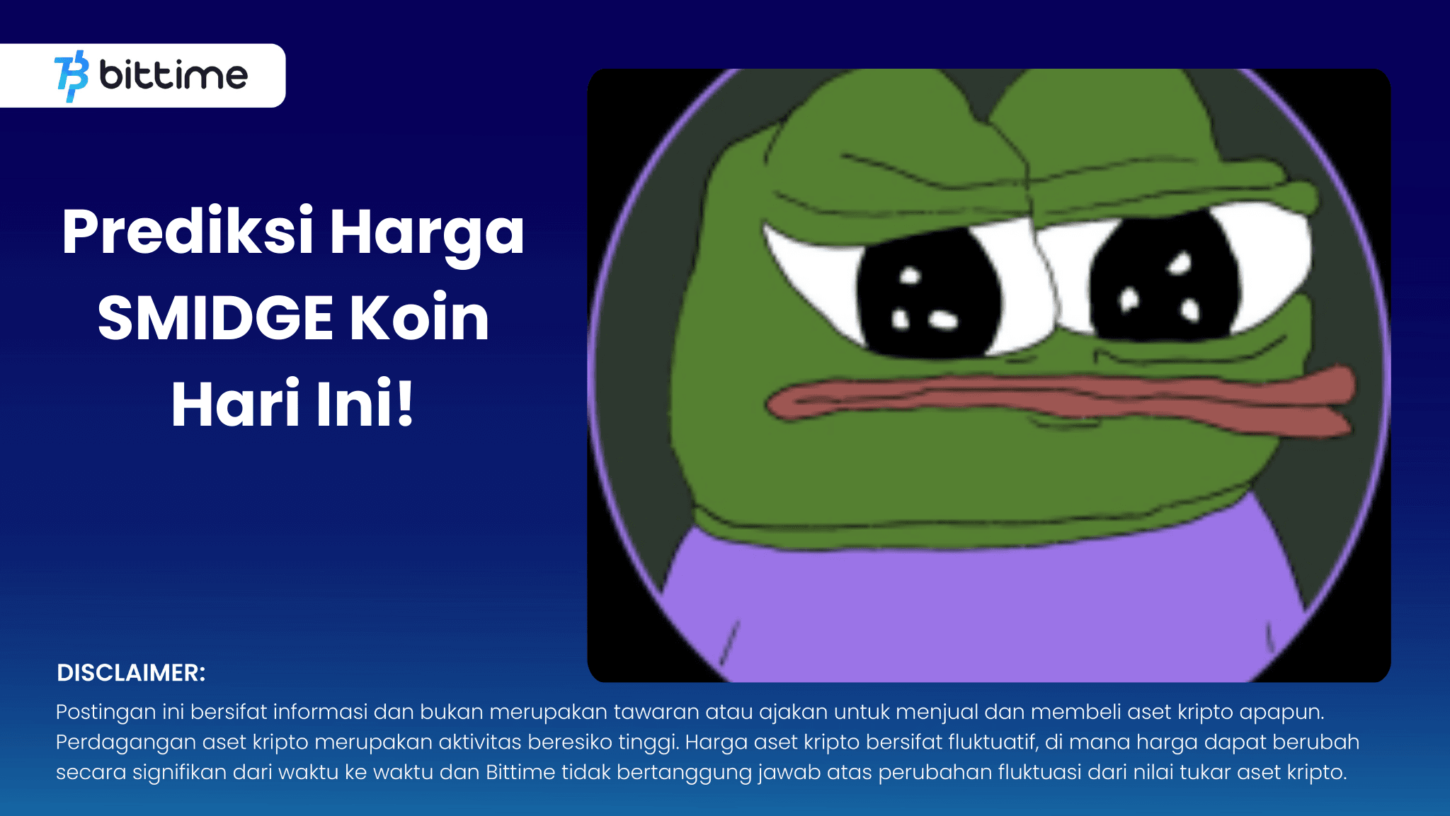 Prediksi Harga SMIDGE Koin Hari Ini!
