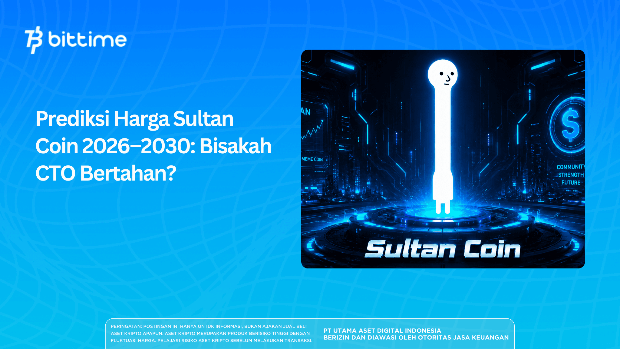 Prediksi Harga Sultan Coin 2026–2030: Bisakah CTO Bertahan?
