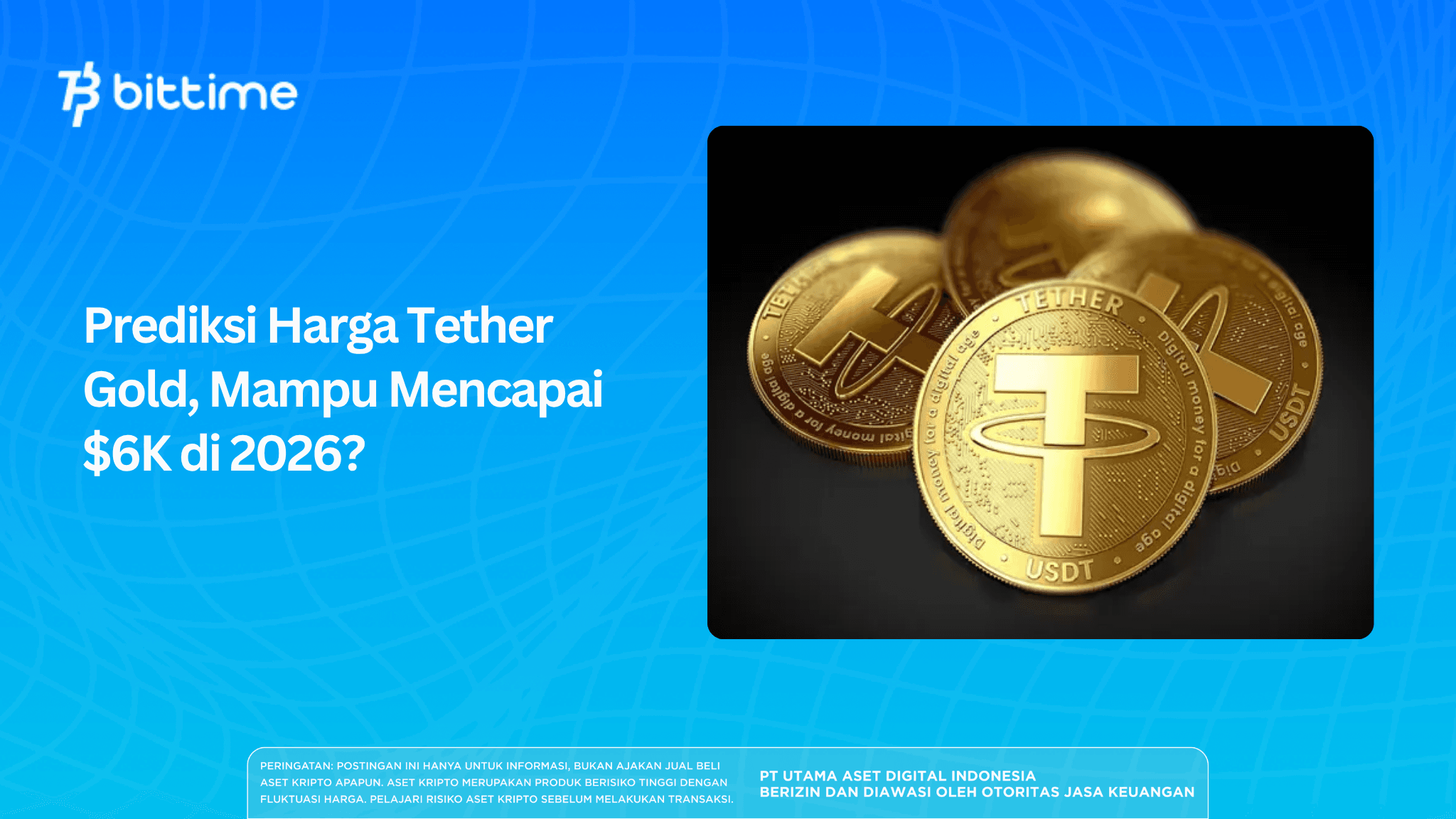 Prediksi Harga Tether Gold, Mampu Mencapai $6K di 2026?
