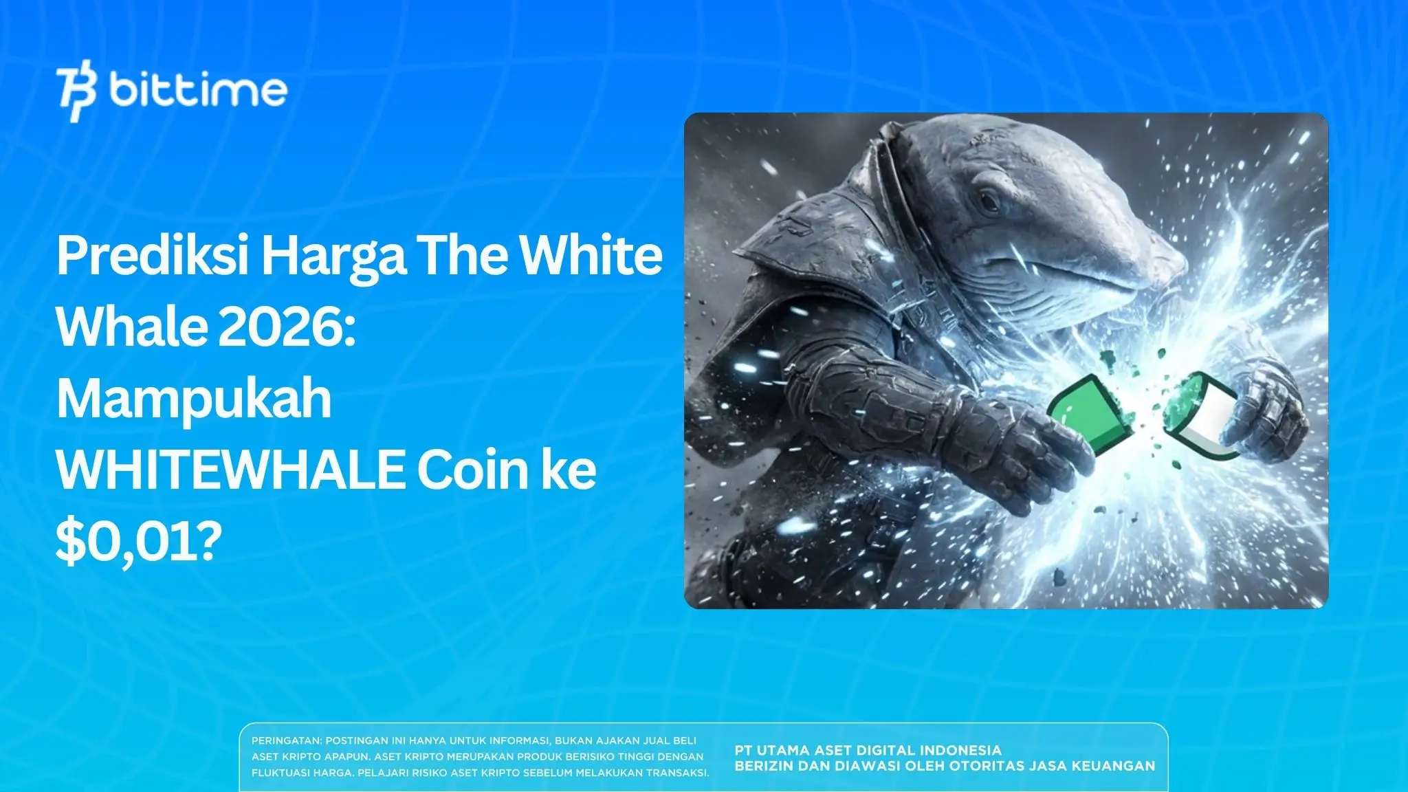 Prediksi Harga The White Whale 2026: Mampukah WHITEWHALE Coin ke $0,01?