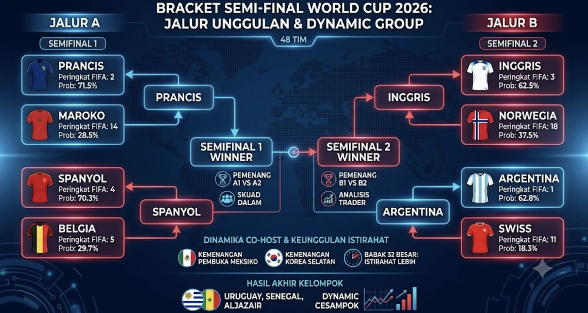 Prediksi Negara yang Lolos Semifinal World Cup 2026 versi Polymarket - image.webp