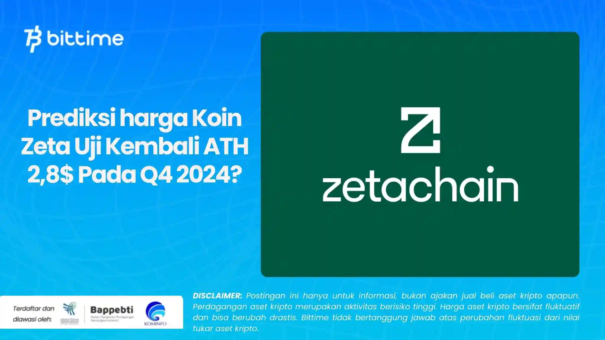 Prediksi harga Koin Zeta Uji Kembali ATH $2,8 Pada Q4 2024