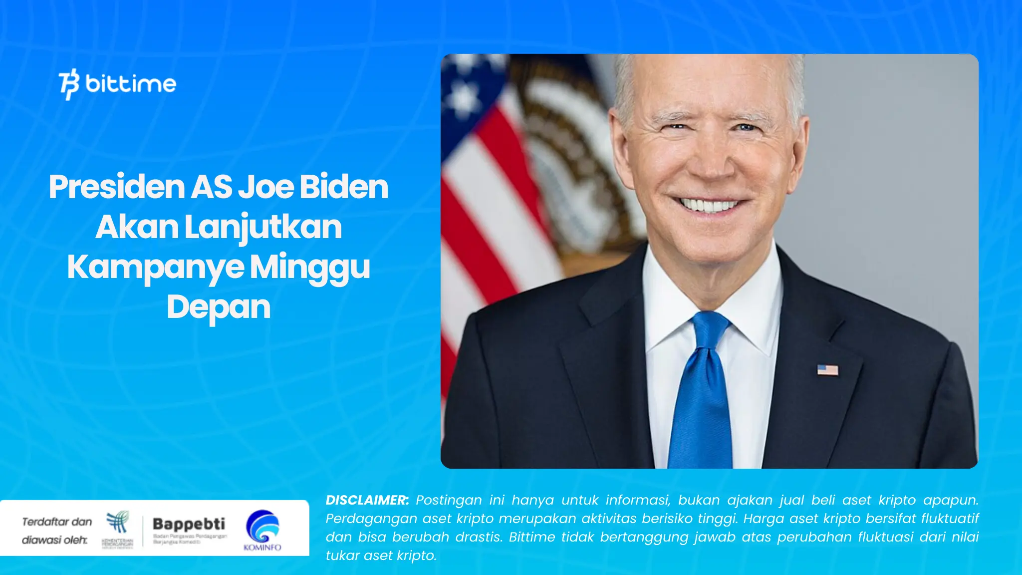 Presiden AS Joe Biden Akan Lanjutkan Kampanye Minggu Depan