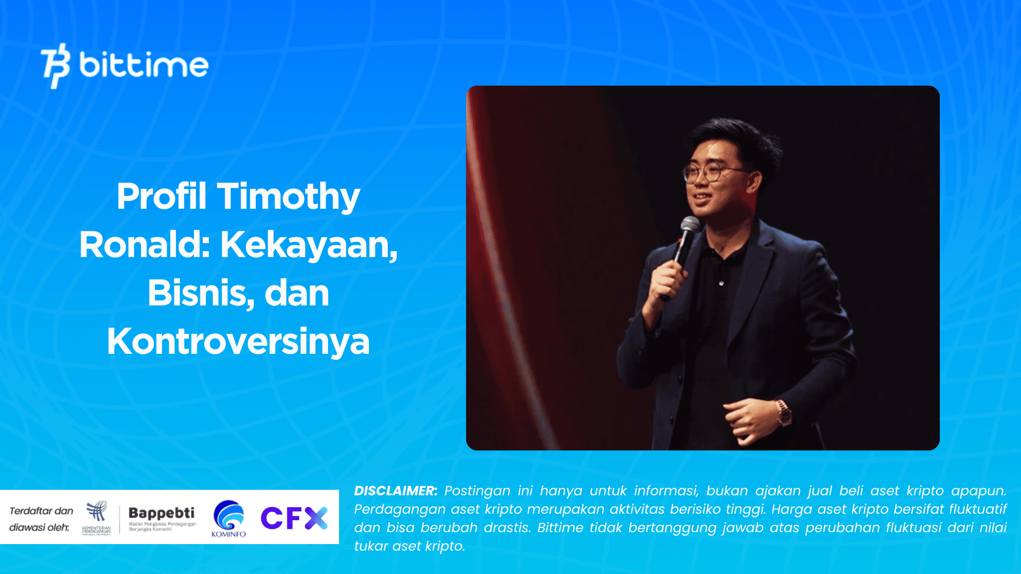 Profil Timothy Ronald: Kekayaan, Bisnis, dan Kontroversinya